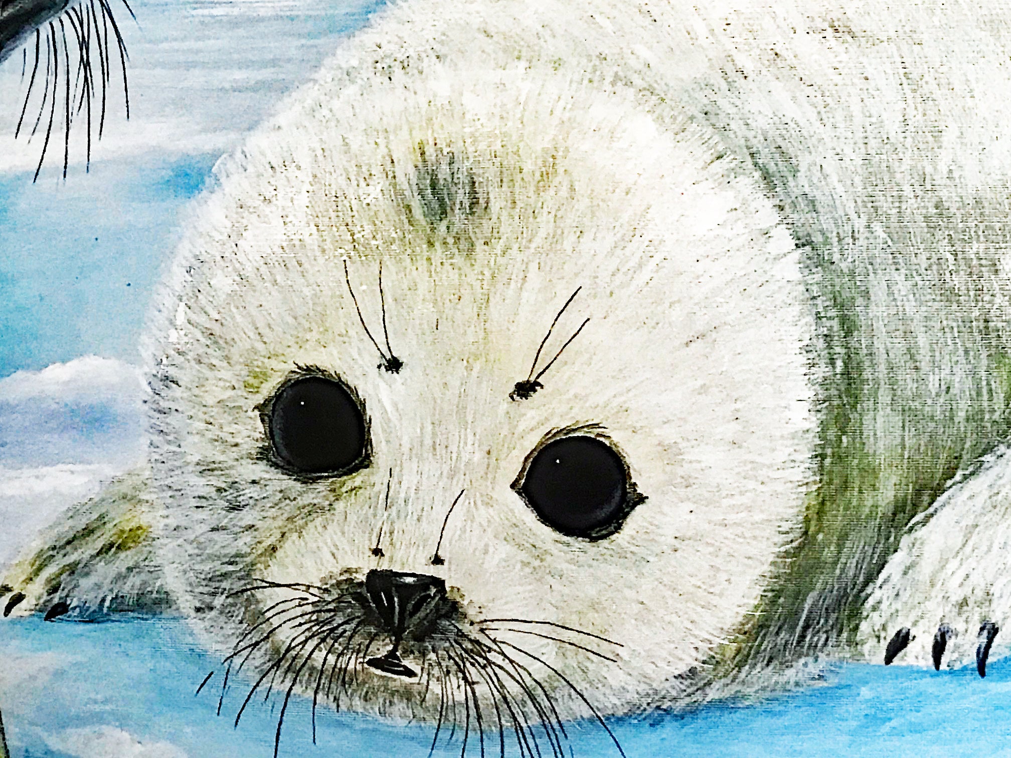 Save the Seals Wyland Diptych Lithograph Print Artist Hand Signed and Numbered