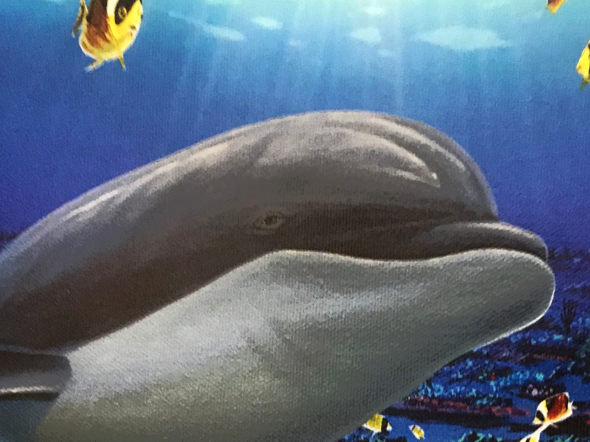 Moonlight Celebration Wyland Canvas Giclée Print Artist Hand Signed and Numbered