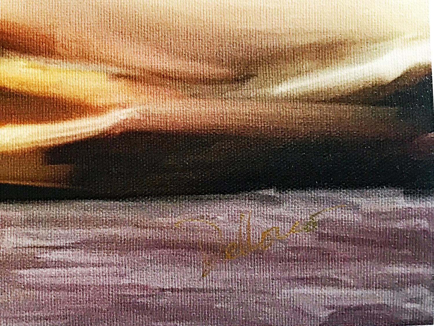 Fallen Angel Chris Dellorco Canvas Giclée Print Artist Hand Signed and Numbered