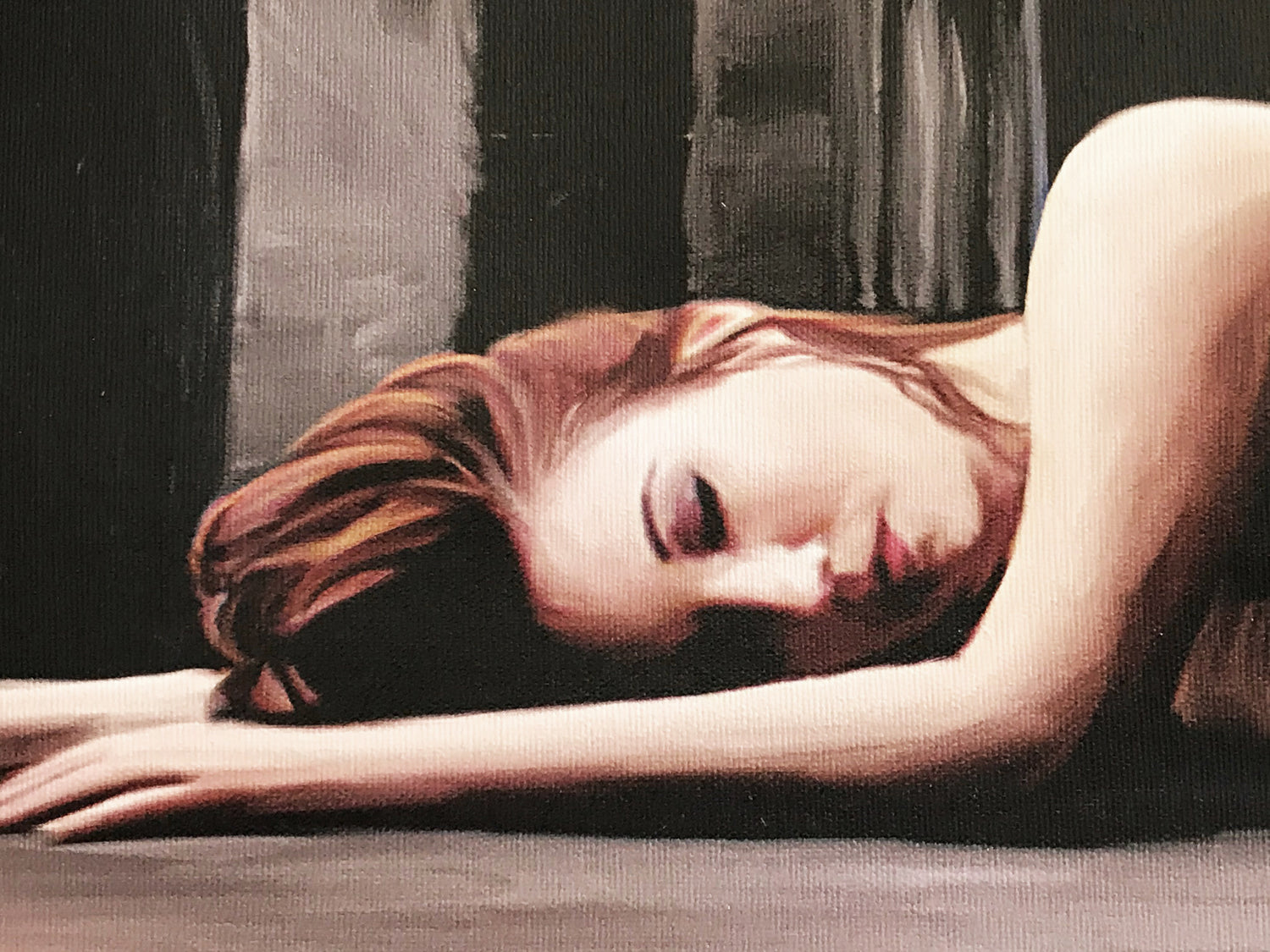 Fallen Angel Chris Dellorco Canvas Giclée Print Artist Hand Signed and Numbered