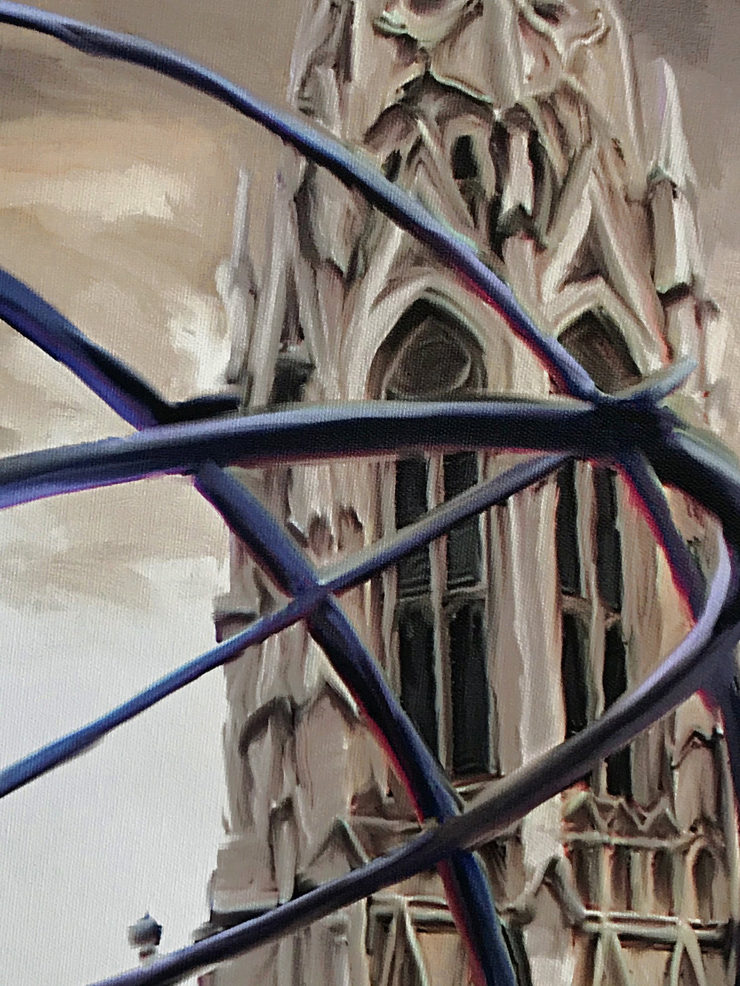 Fallen Angel Chris Dellorco Canvas Giclée Print Artist Hand Signed and Numbered