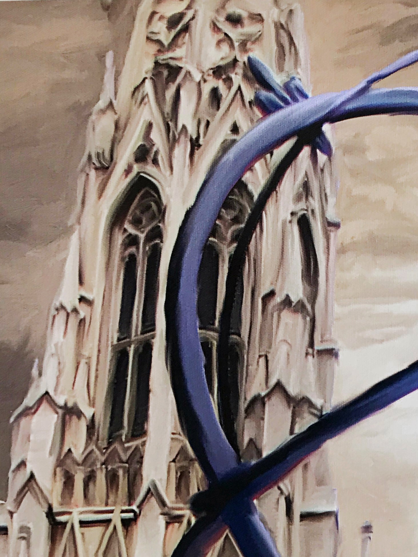 Fallen Angel Chris Dellorco Canvas Giclée Print Artist Hand Signed and Numbered