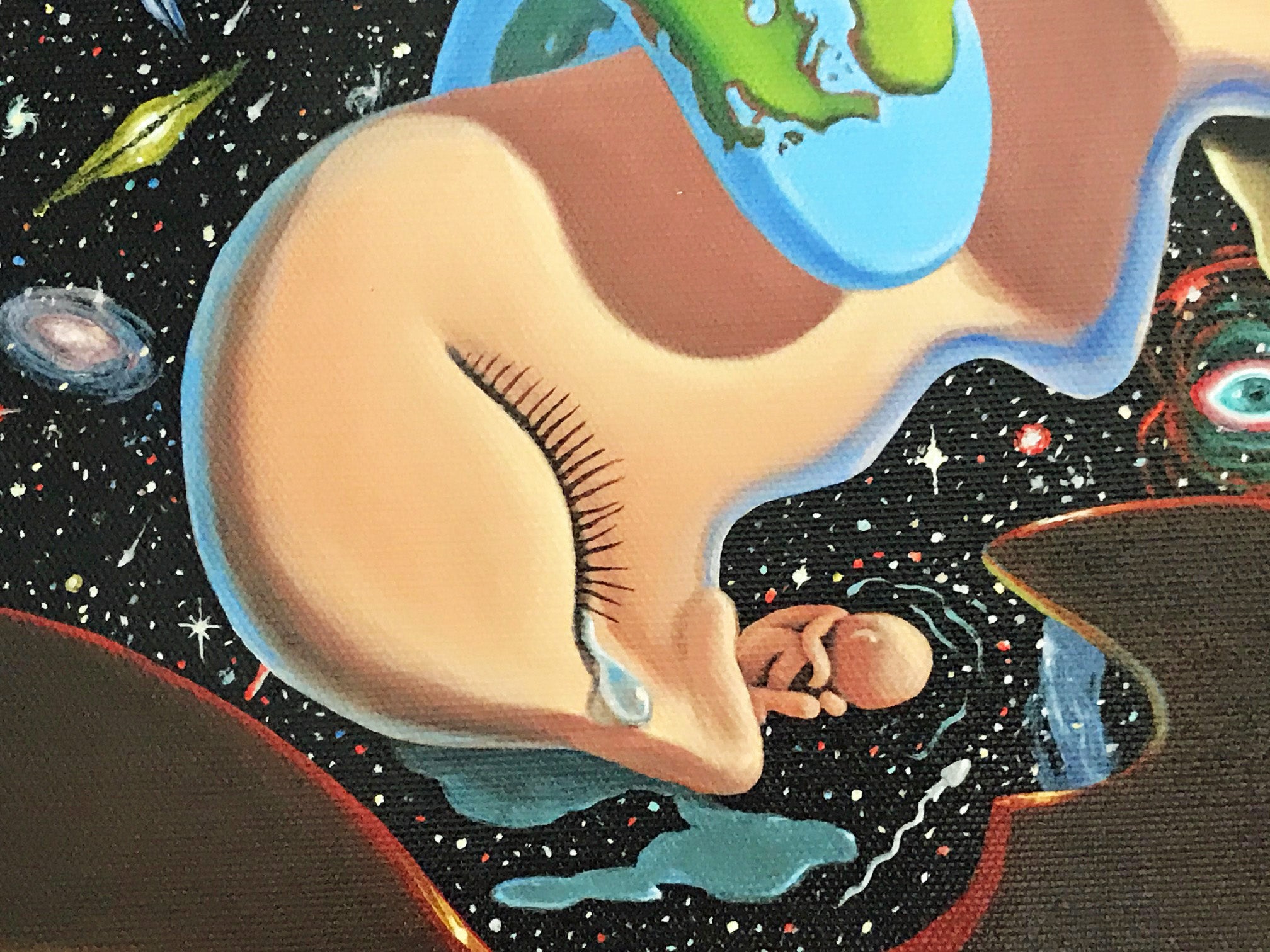 The Persistence of Man Charles Lynn Bragg Canvas Giclée Print Artist Hand Signed and Numbered