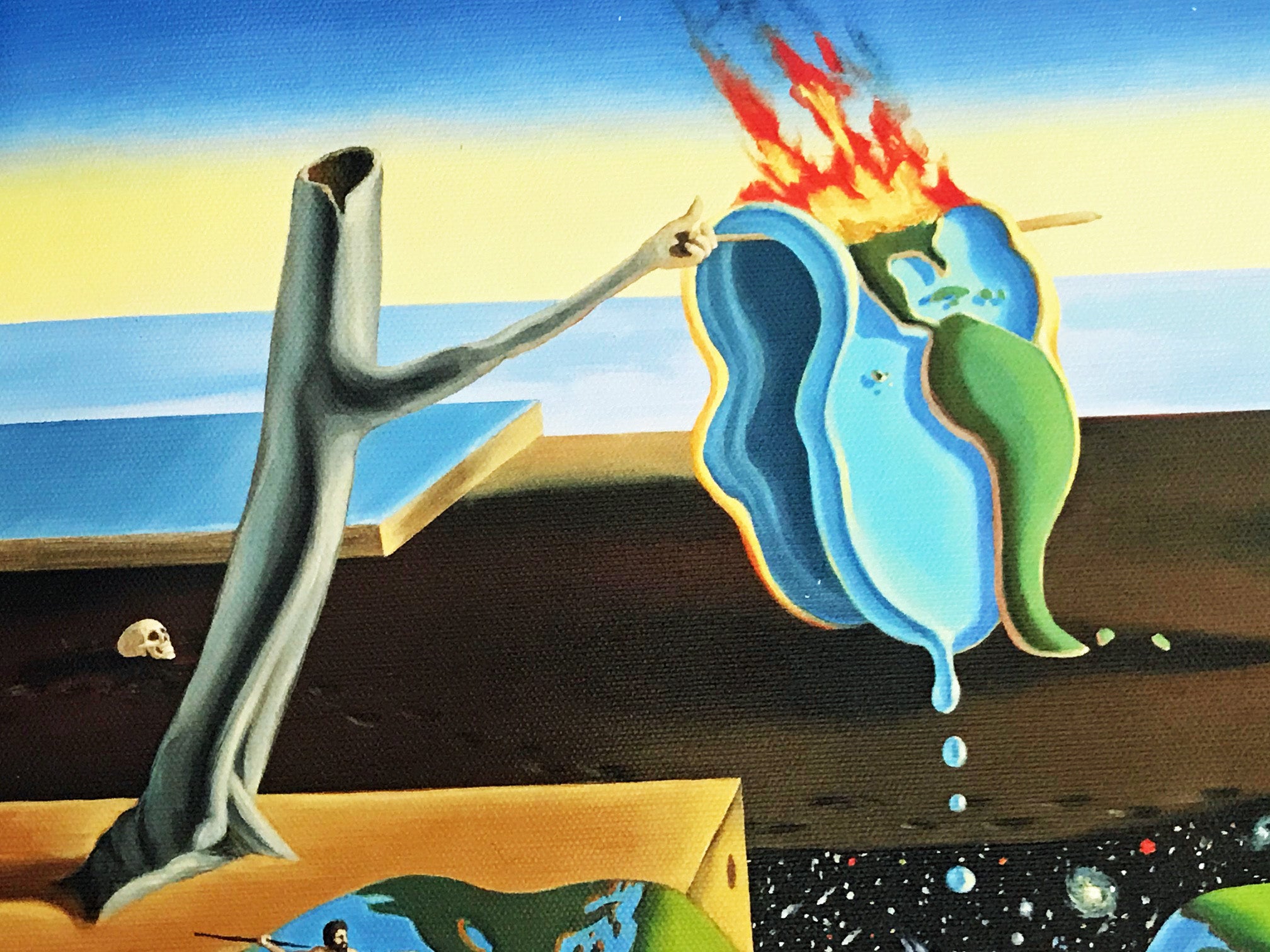 The Persistence of Man Charles Lynn Bragg Canvas Giclée Print Artist Hand Signed and Numbered