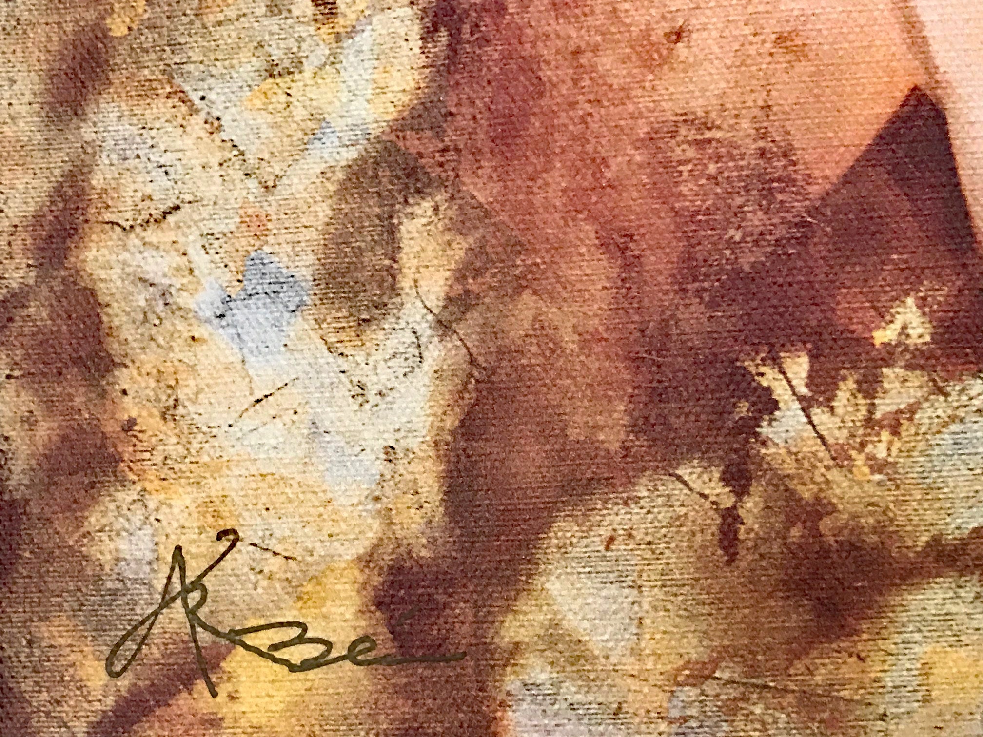 Protégé Arbe Ara Berberyan Canvas Giclée Print Artist Hand Signed and Numbered