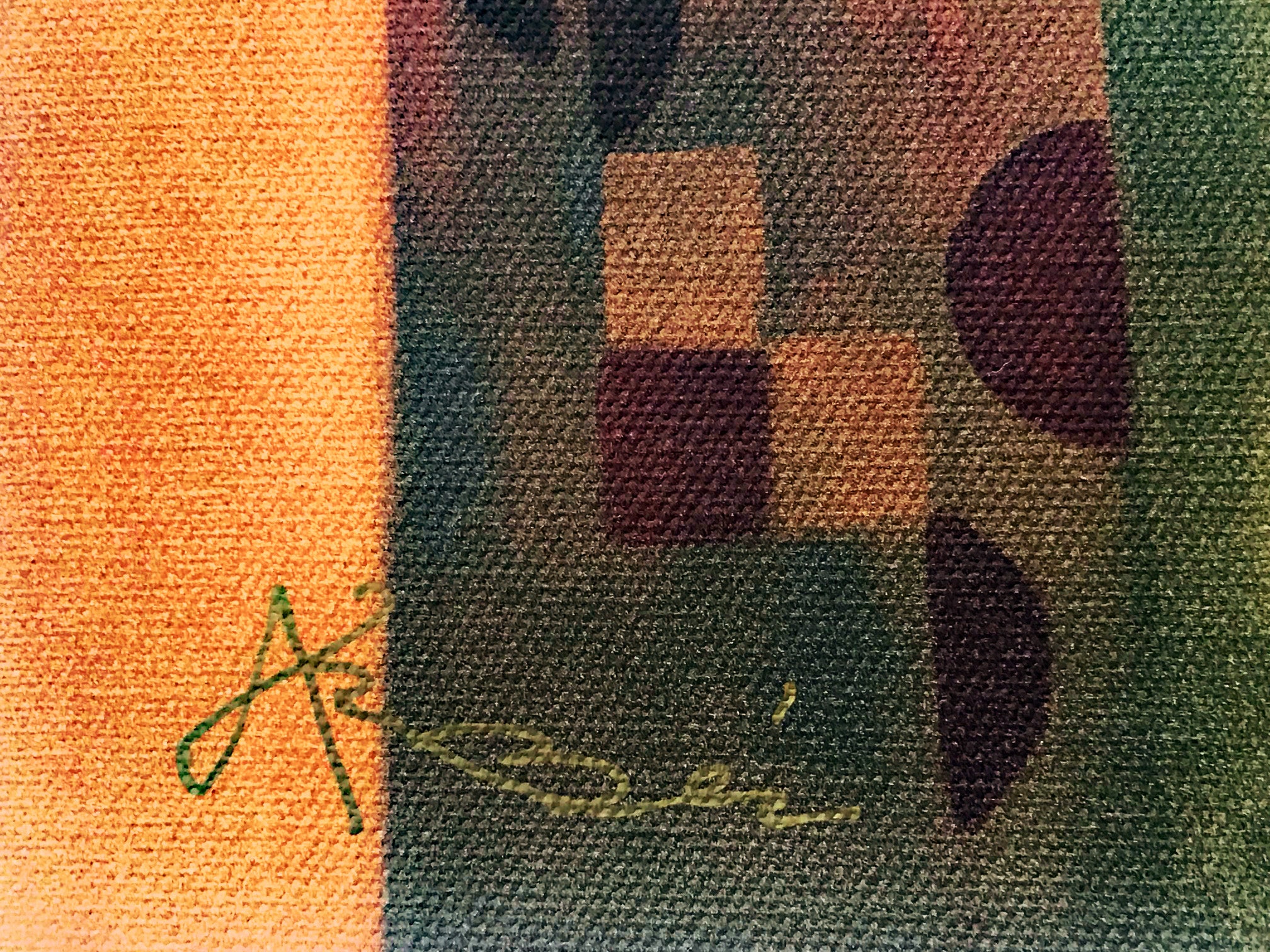 Tranquil Reflections Arbe Ara Berberyan Artist Hand Embellished Canvas Giclée Numbered Print Signed and Numbered