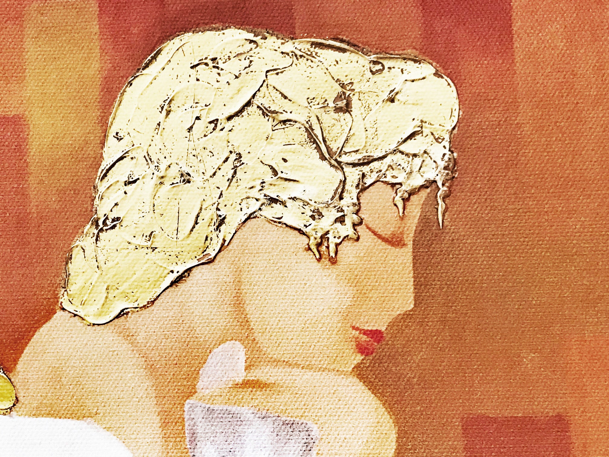 Tranquil Reflections Arbe Ara Berberyan Artist Hand Embellished Canvas Giclée Numbered Print Signed and Numbered