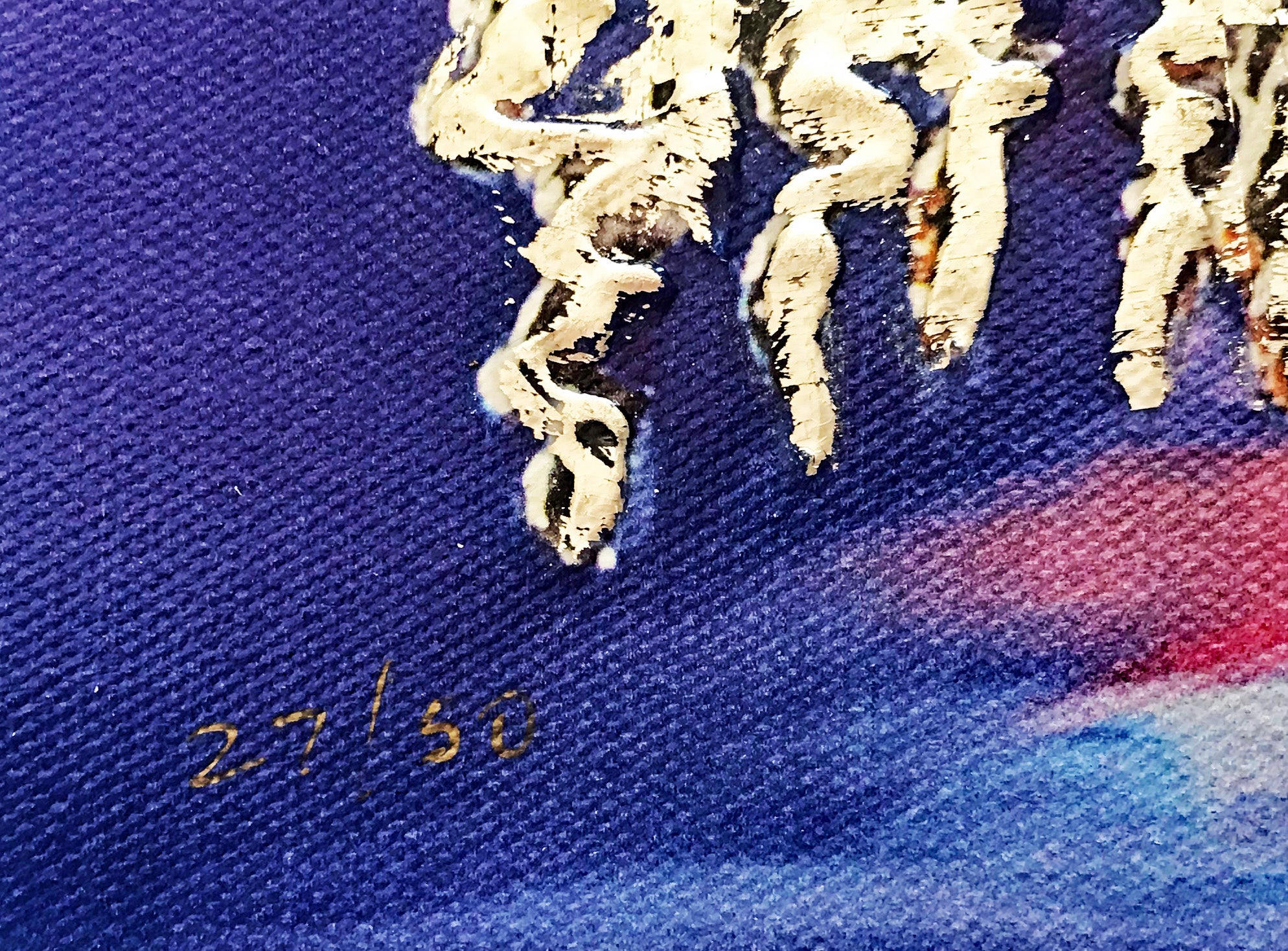 Opening Night Arbe Ara Berberyan Hand Embellished Canvas Giclée Print Artist Signed and Numbered