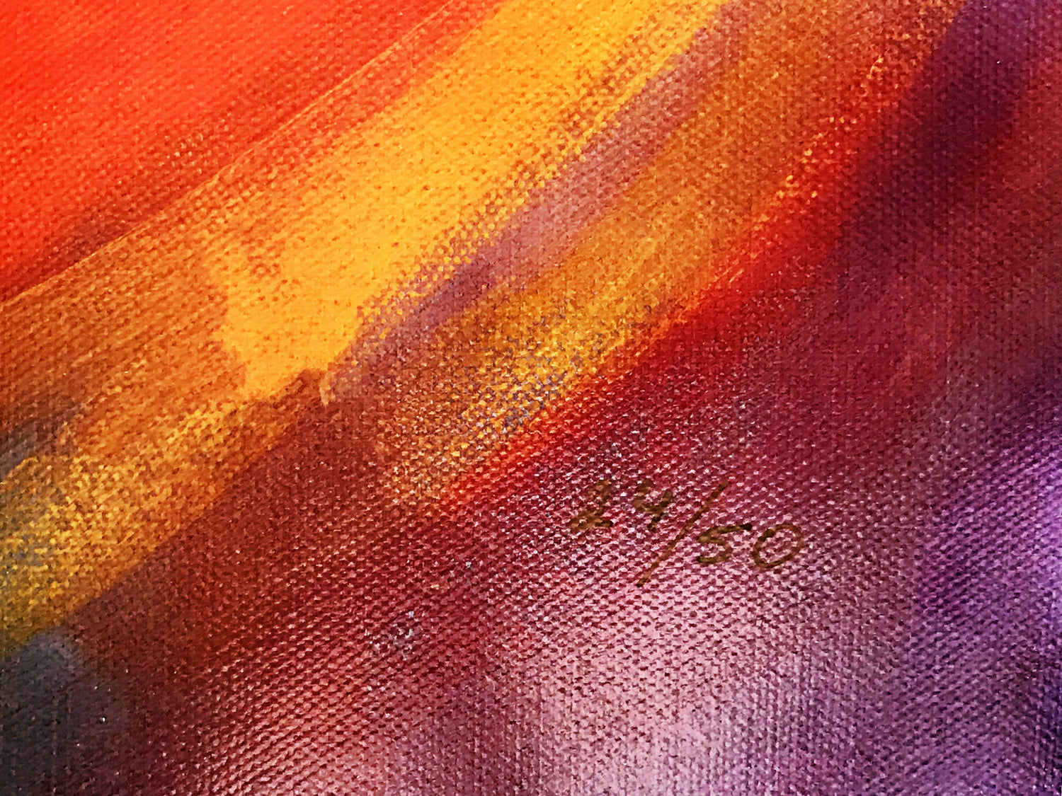 Forever Friends Arbe Ara Berberyan Canvas Giclée Print Artist Hand Signed and Numbered