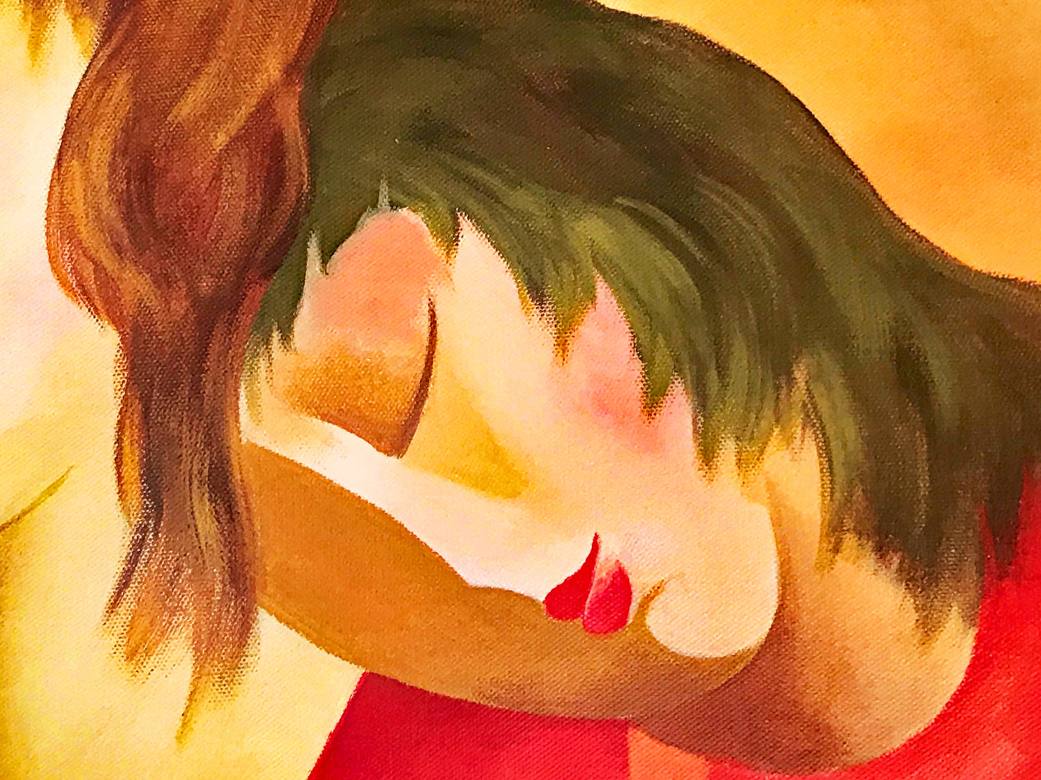 Forever Friends Arbe Ara Berberyan Canvas Giclée Print Artist Hand Signed and Numbered