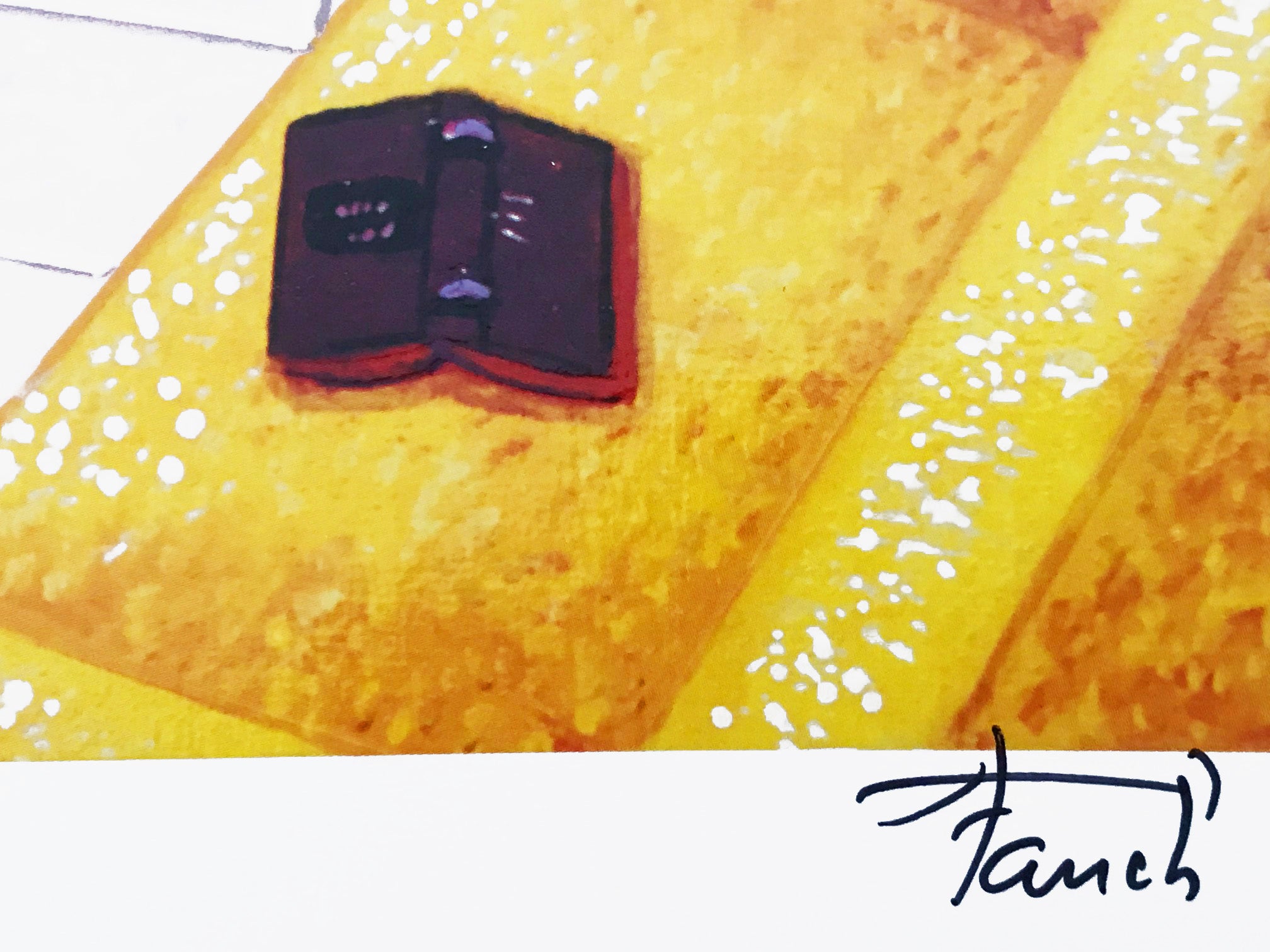 Living Rouge Fanch Ledan Artist Proof Seriolithograph Print Hand Signed and AP Numbered