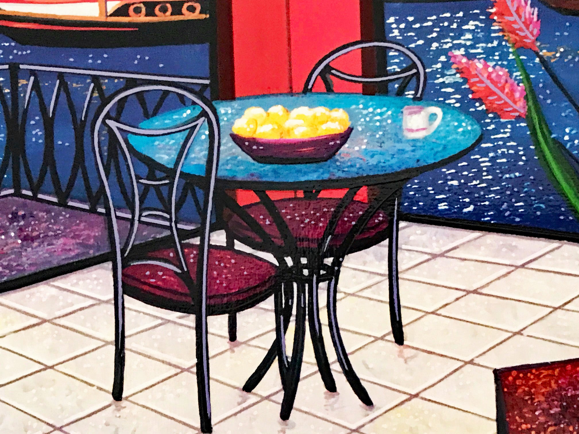 Living Rouge Fanch Ledan Artist Proof Seriolithograph Print Hand Signed and AP Numbered