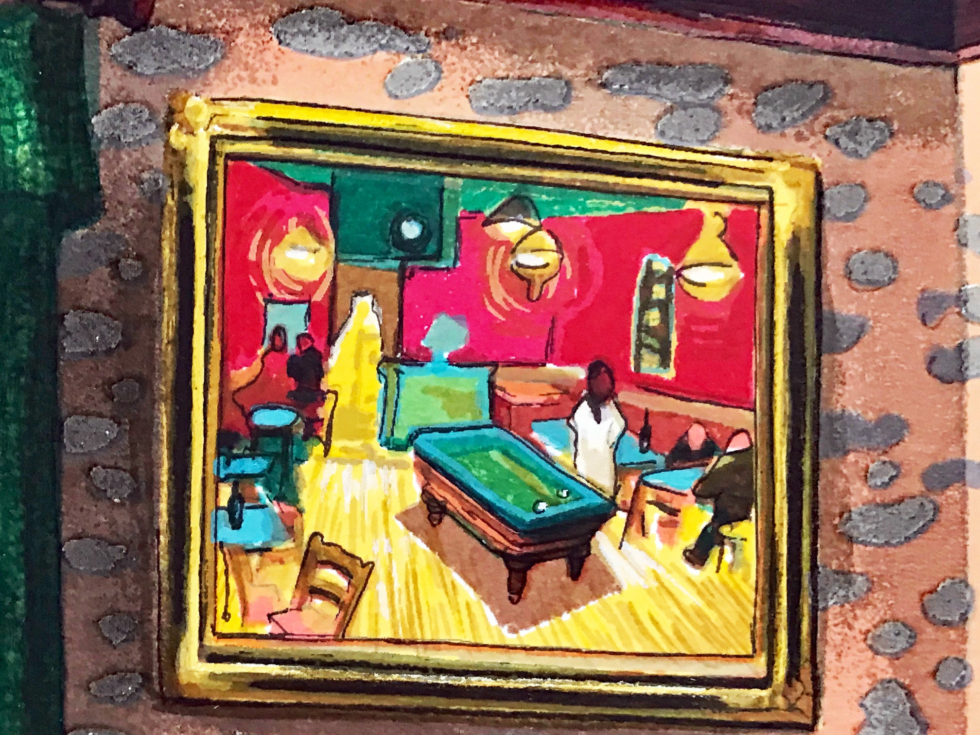 Homage to Matisse Anatoly Metlan Serigraph Print Artist Hand Signed and Numbered