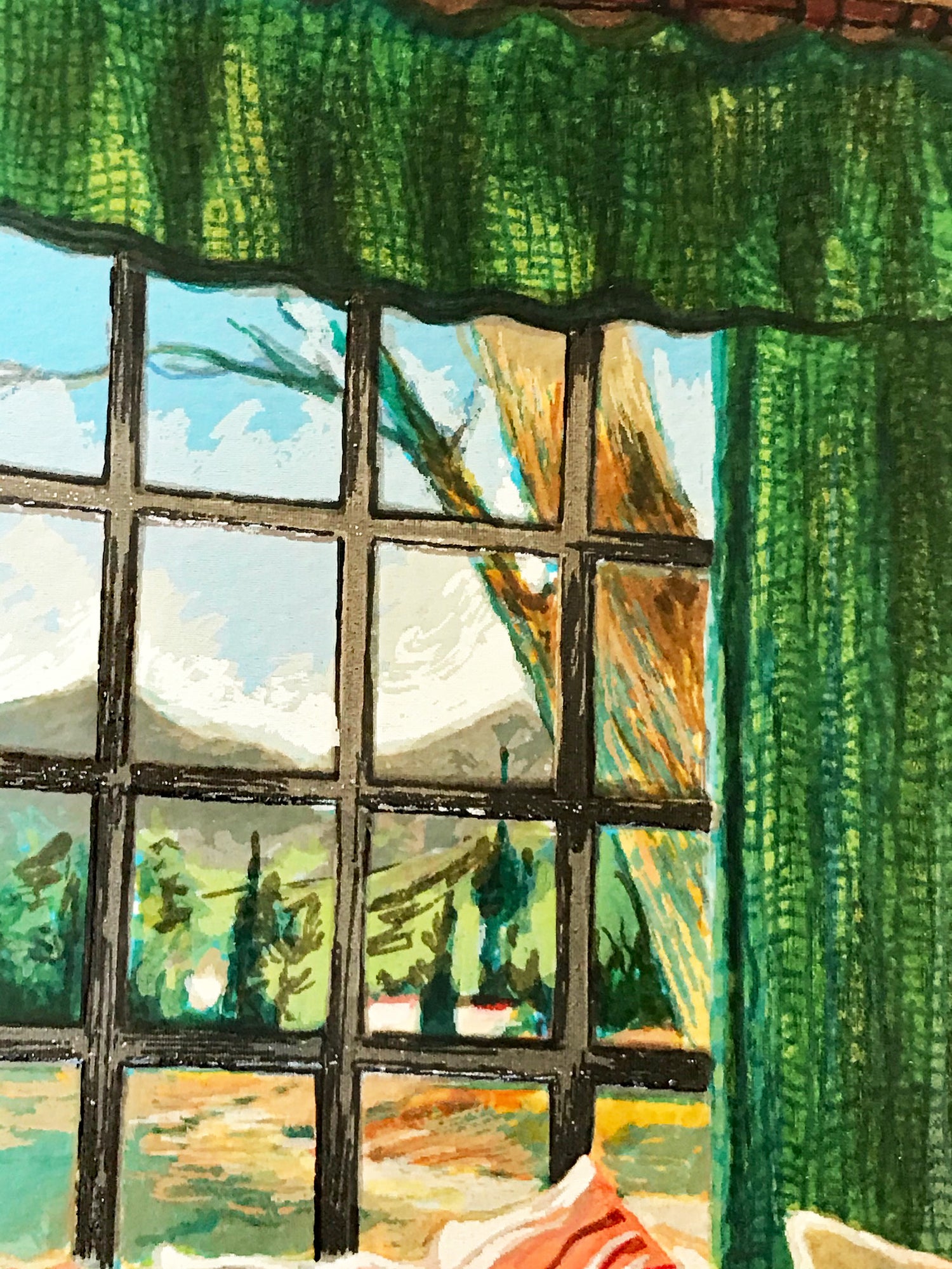 Homage to Matisse Anatoly Metlan Serigraph Print Artist Hand Signed and Numbered