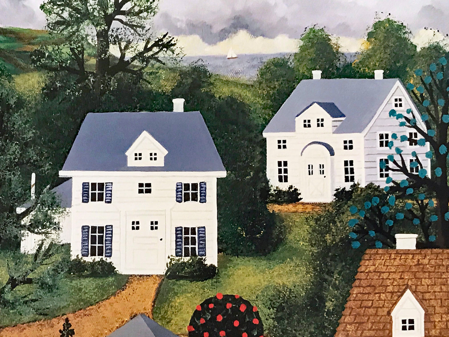 Remember When Jane Wooster Scott Offset Lithograph Print Artist Hand Signed and Numbered