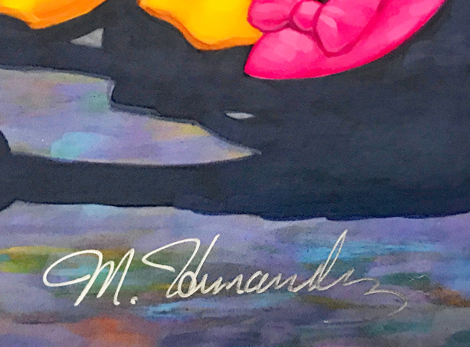 Engine 55 by Manuel Hernandez  Mixed Media Print Artist Hand Signed and Numbered