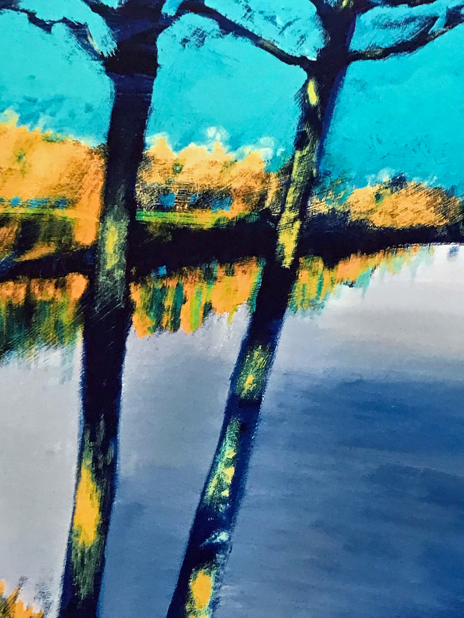 Downstream II Paul Powis Giclée Print Artist Hand Signed and Numbered