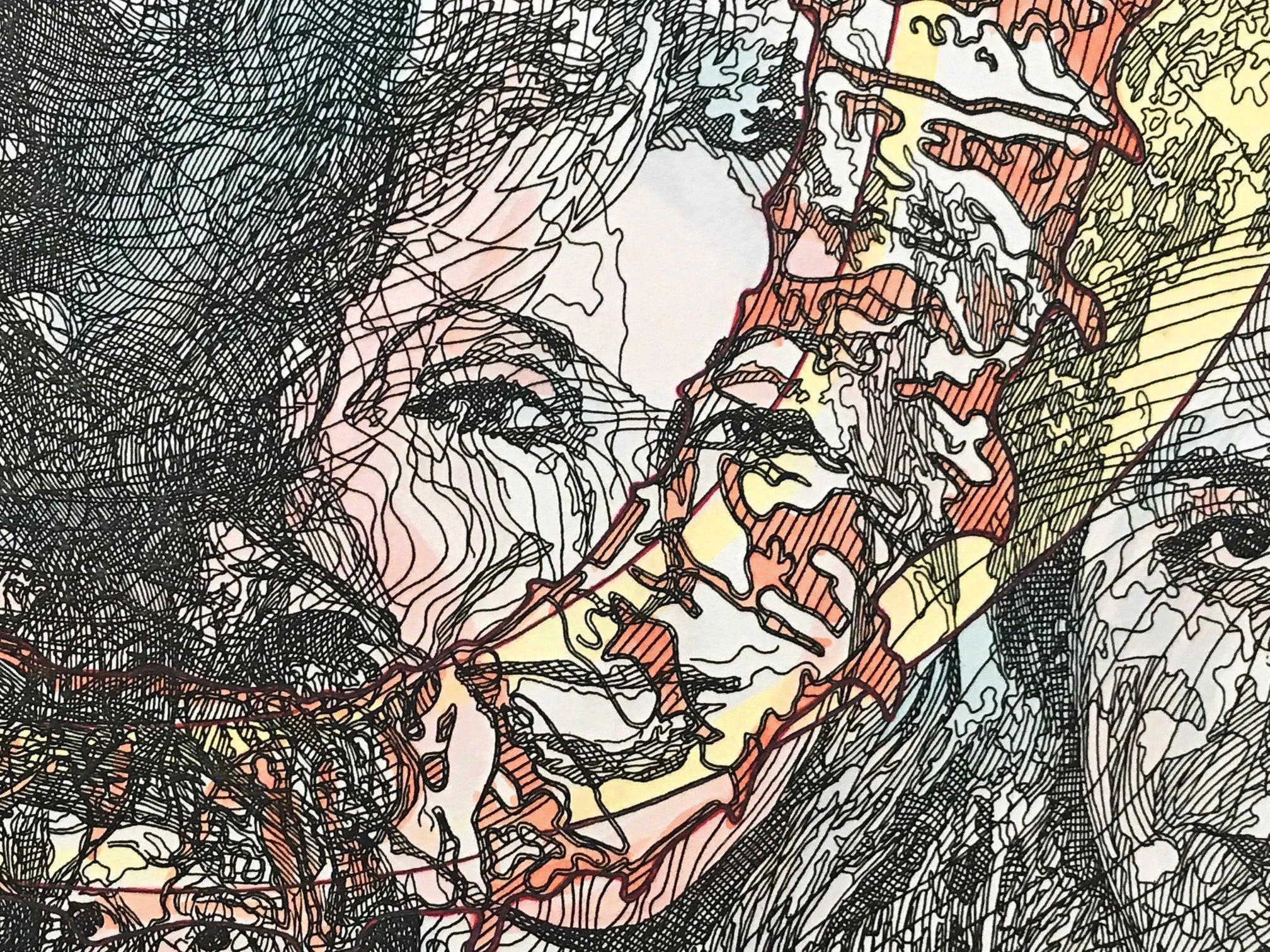 Five Guillaume Azoulay Hand Colored Etching Artist Hand Signed and Numbered