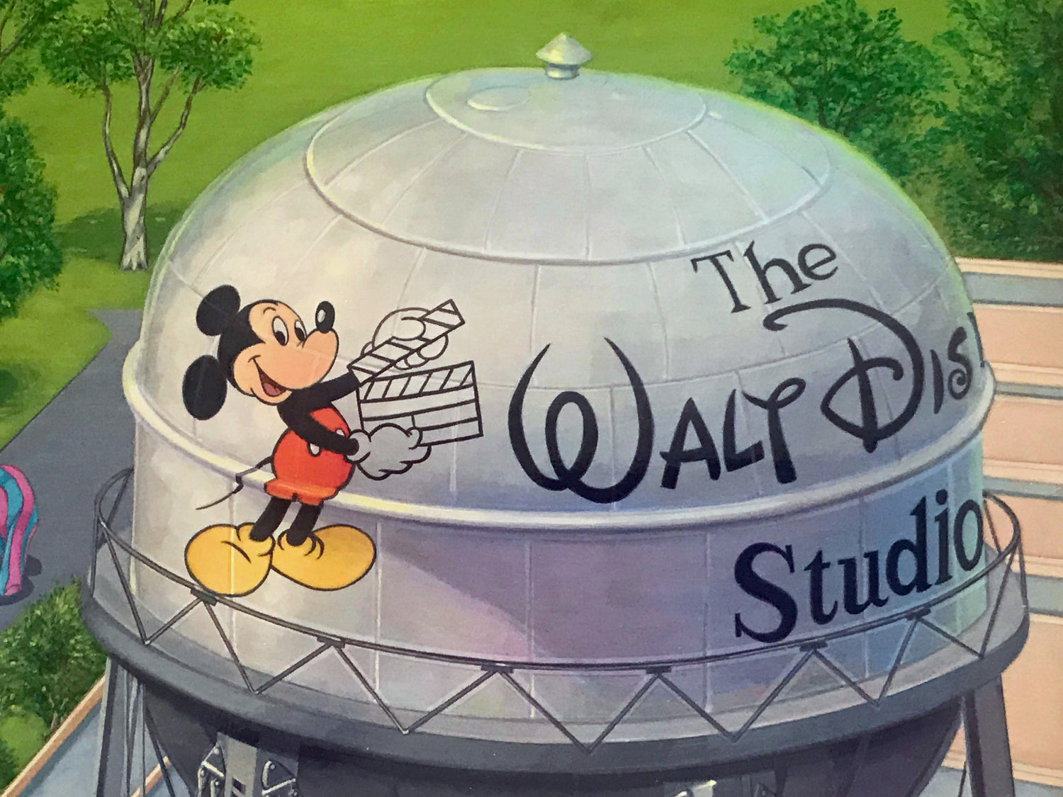 A Day at the Studio Manny Hernandez Mixed Media Print Artist Hand Signed and Numbered