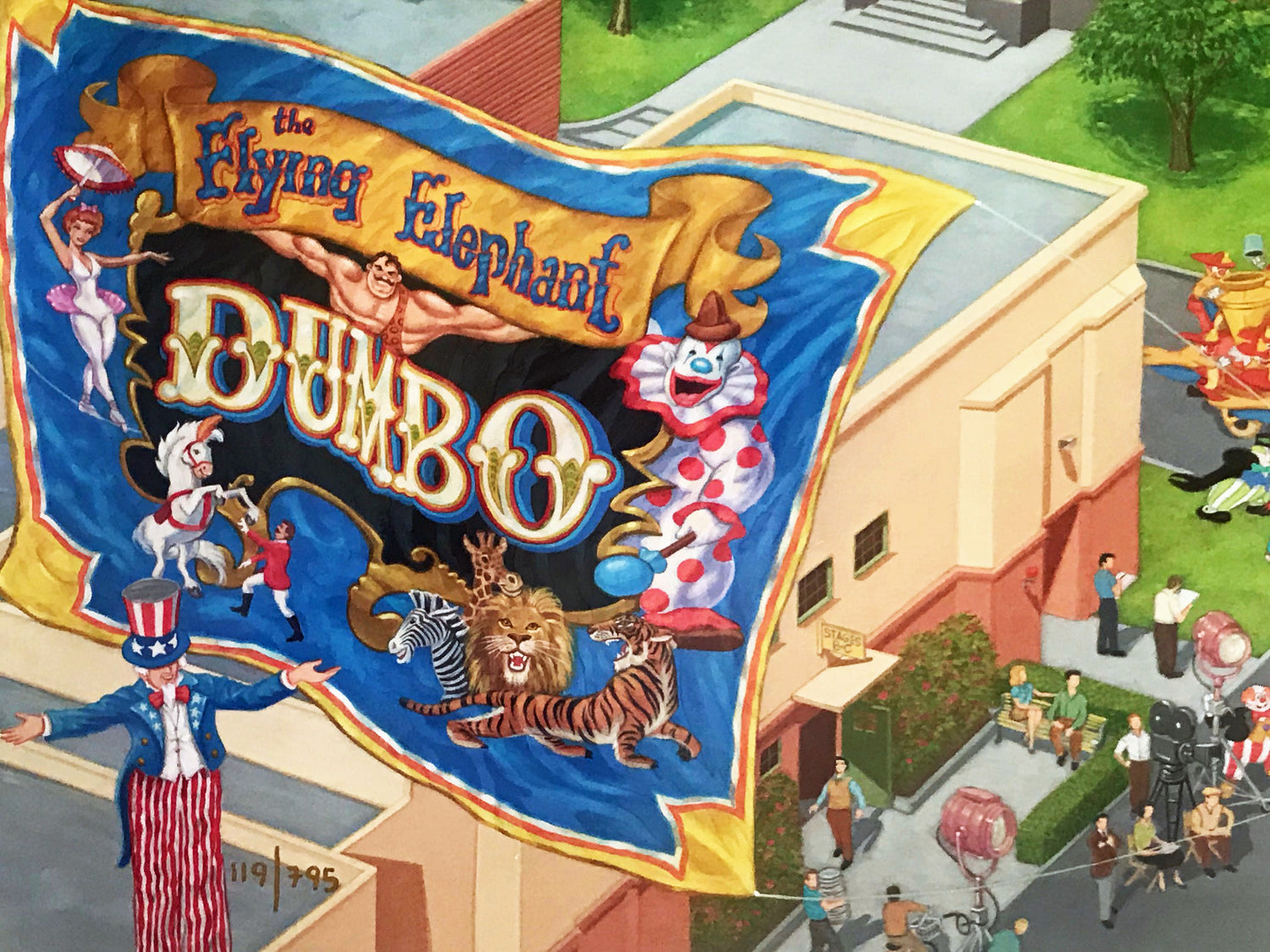 A Day at the Studio Manny Hernandez Mixed Media Print Artist Hand Signed and Numbered