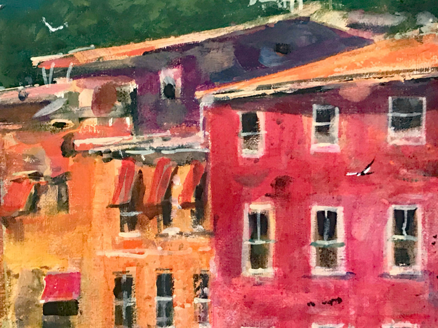 Portofino Bay James Coleman Lithograph Print Artist Hand Signed and Numbered