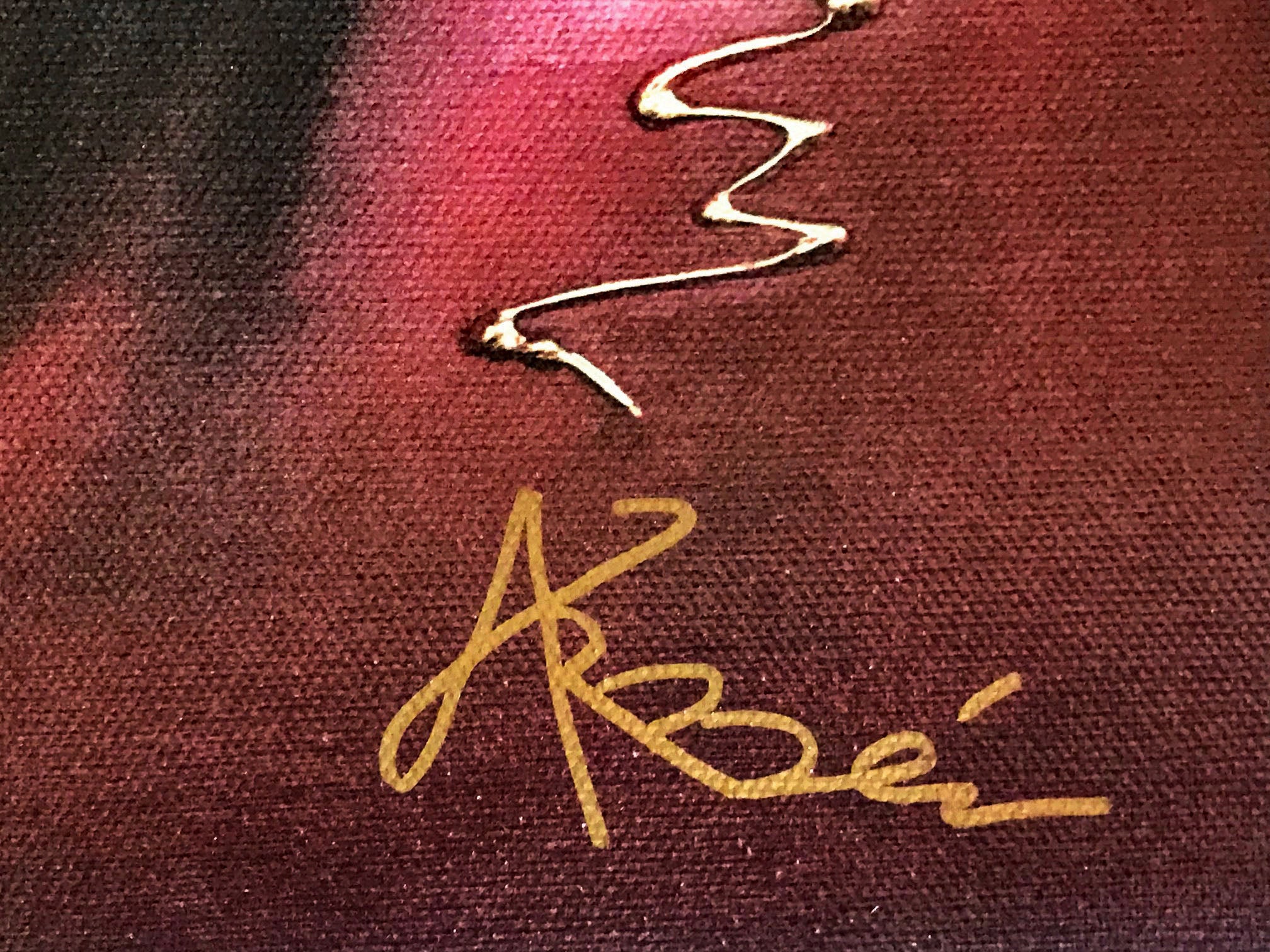 The Way to My Heart Arbe Ara Berberyan Canvas Giclée Print Artist Hand Signed and Numbered