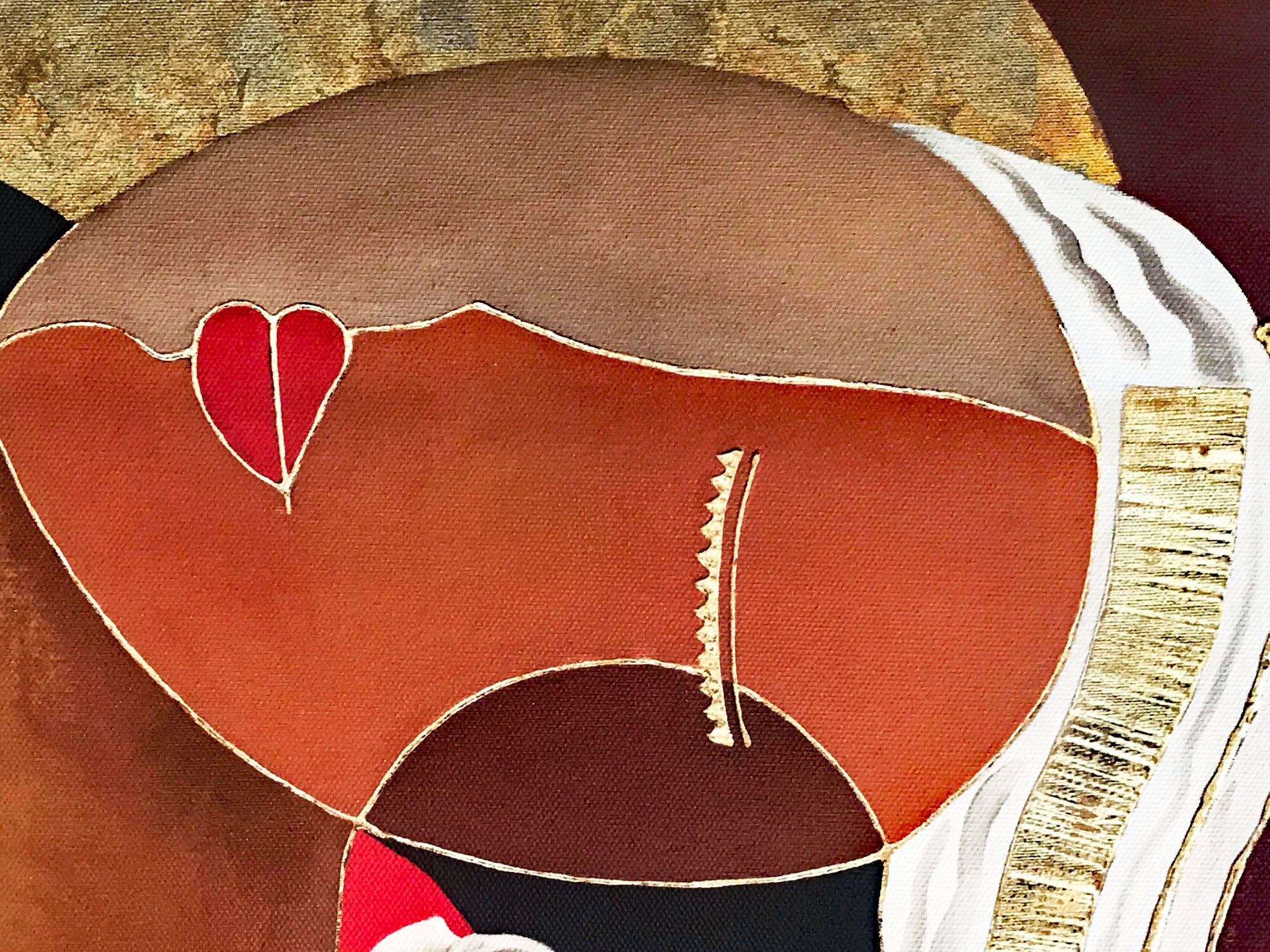 The Way to My Heart Arbe Ara Berberyan Canvas Giclée Print Artist Hand Signed and Numbered