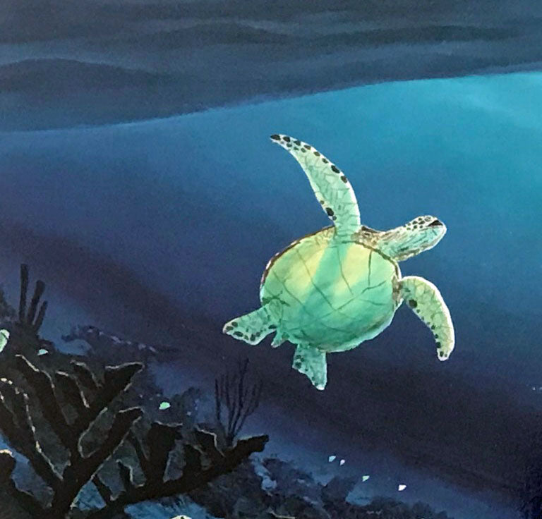 Mystical Waters Wyland Lithograph Print Artist Hand Signed and Numbered