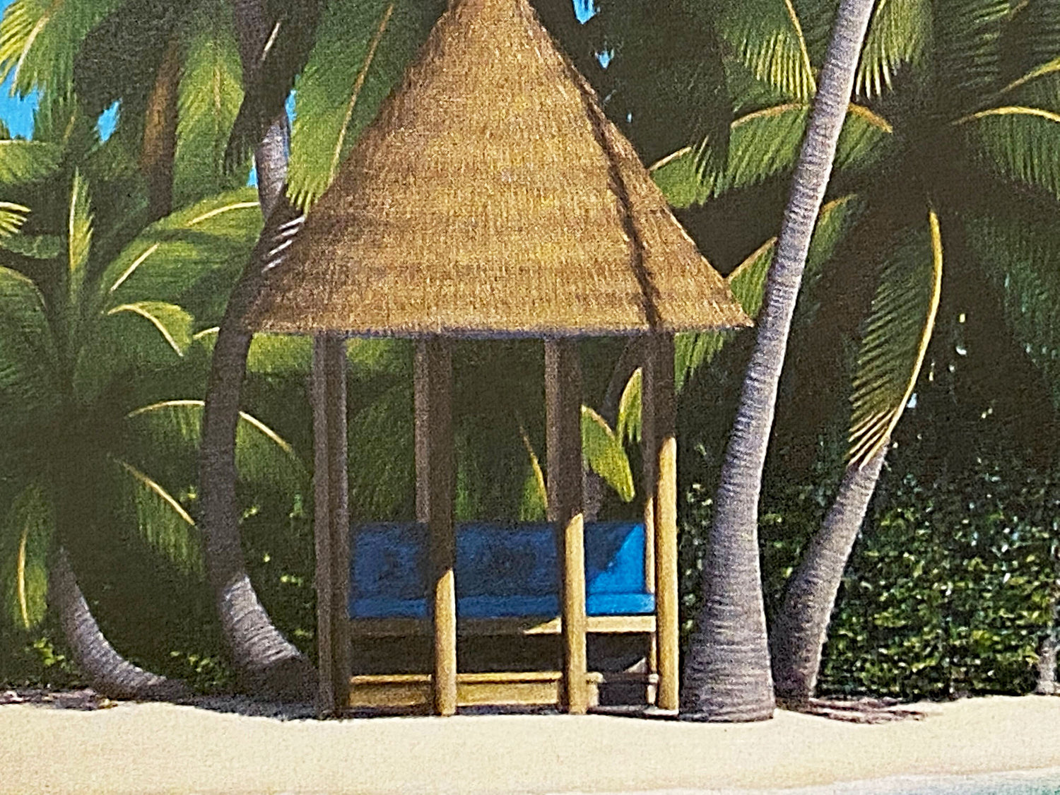 The Cabana Dan Mackin Lithograph Print Artist Hand Signed and Numbered