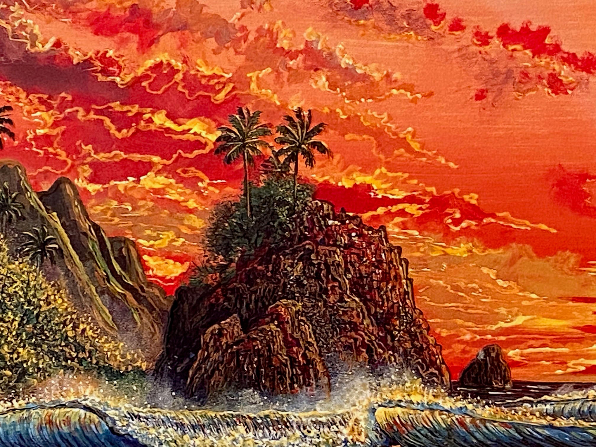 Hanas Secret Magic Robert Lyn Nelson Mixed Media Print Artist Hand Signed and Numbered