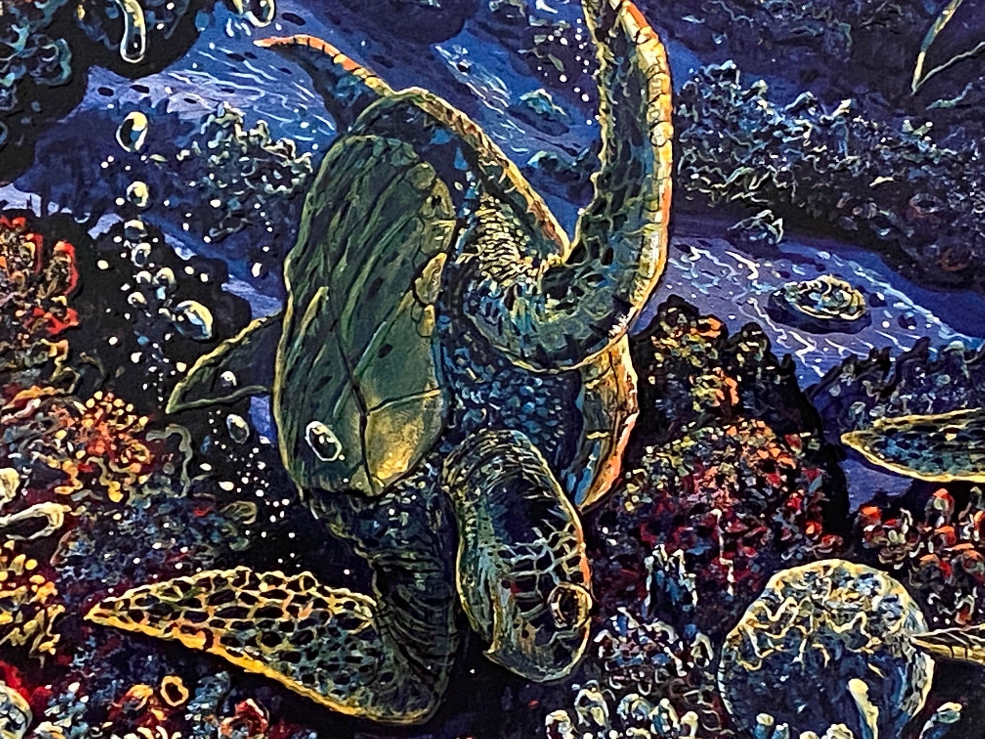 Hanas Secret Magic Robert Lyn Nelson Mixed Media Print Artist Hand Signed and Numbered