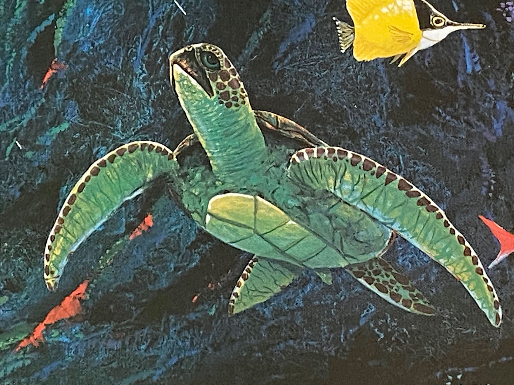 Moonlit Waters Wyland Lithograph Print Artist Hand Signed and Numbered