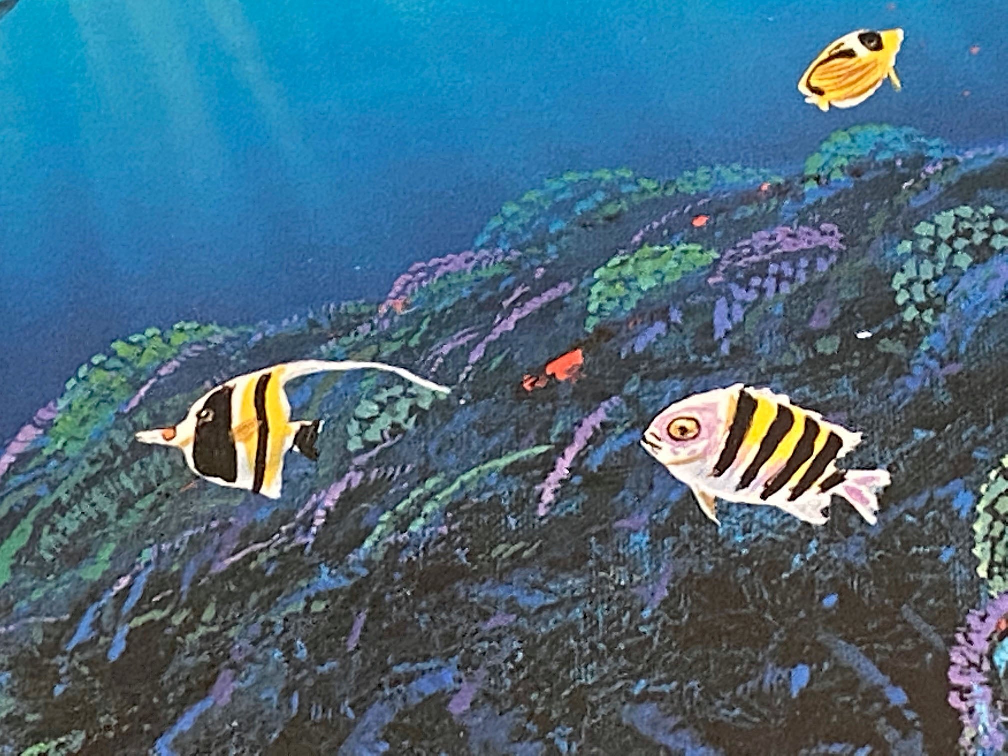 Moonlit Waters Wyland Lithograph Print Artist Hand Signed and Numbered