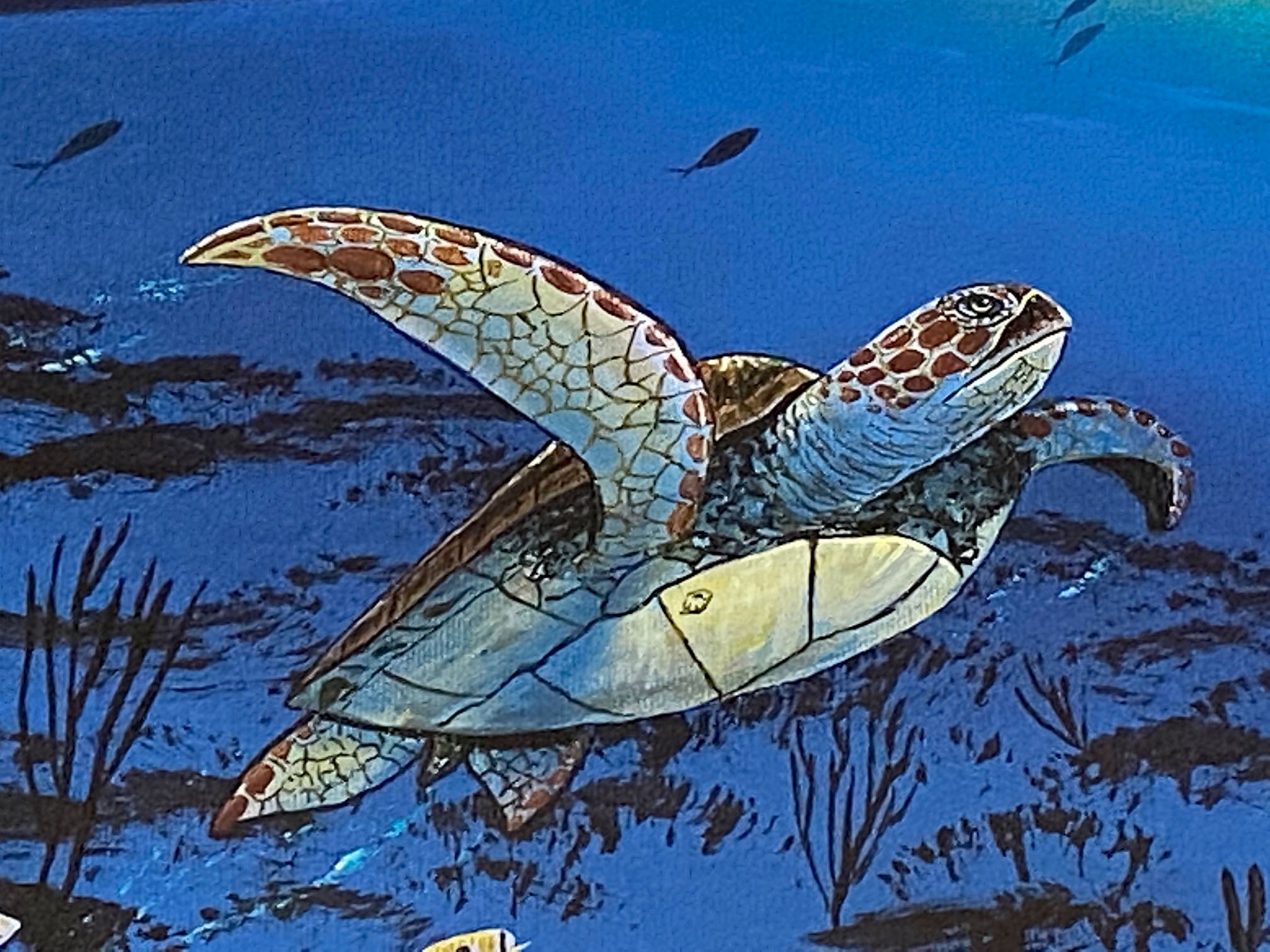 Kiss for the Sea Wyland Lithograph Print Artist Hand Signed and Numbered