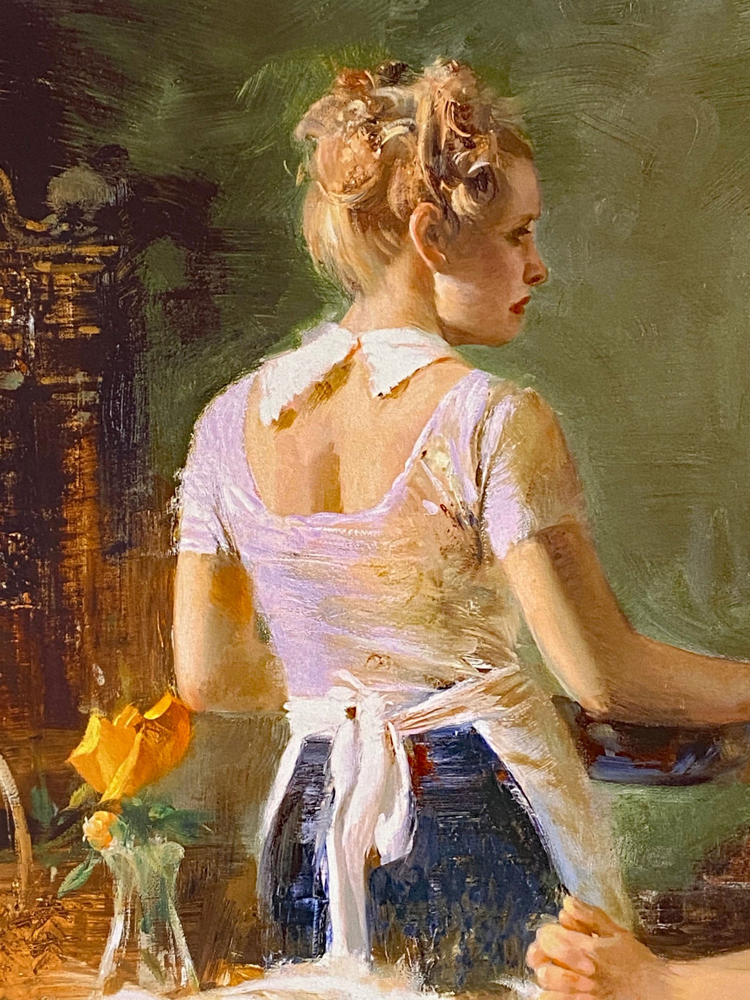 Sharing Moments Pino Daeni Giclée Print Artist Hand Signed and Numbered
