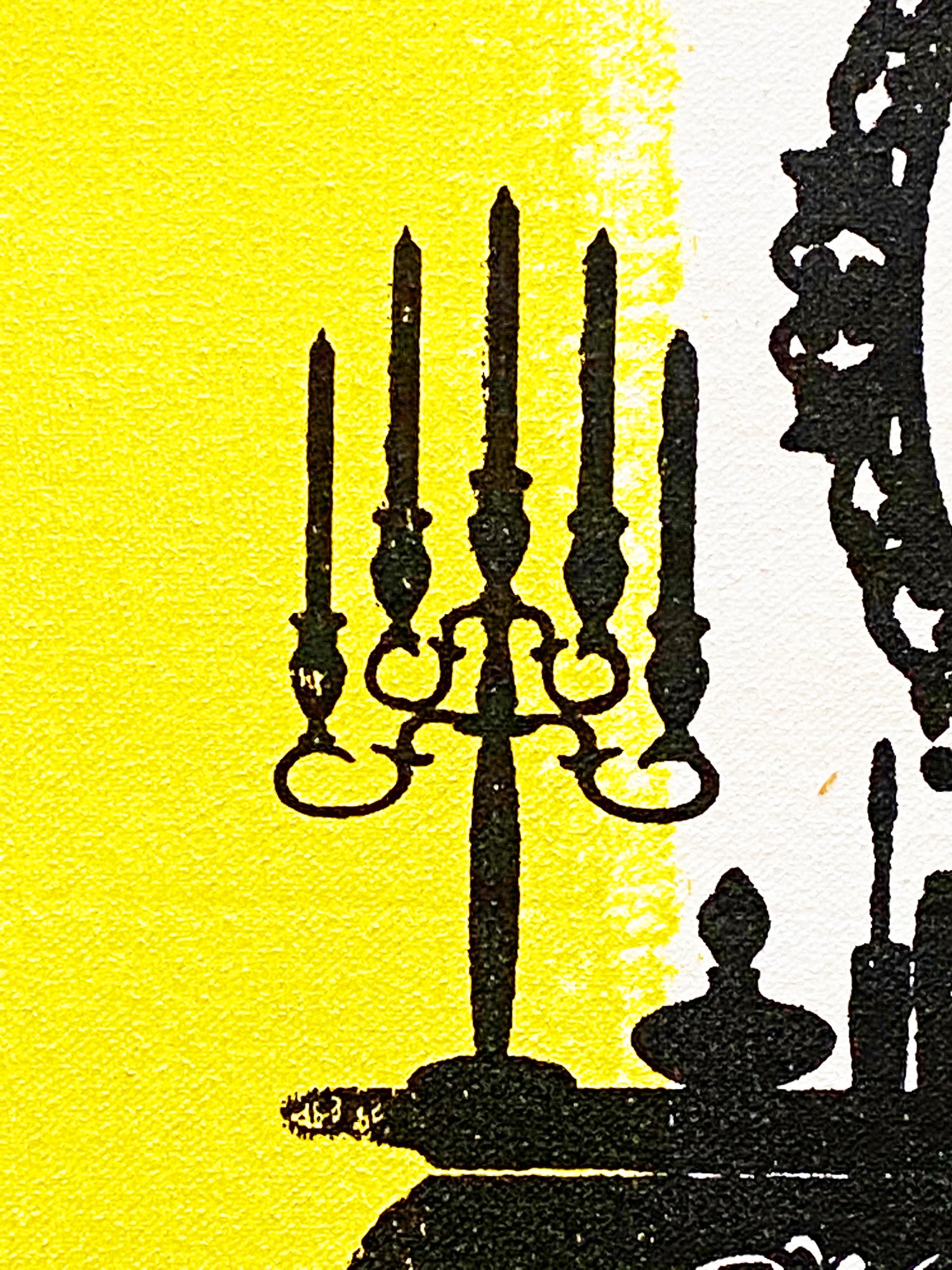 Tinker Bell Gail Rodgers Acrylic Silkscreen Painting on Canvas from her Mirror Mirror Series