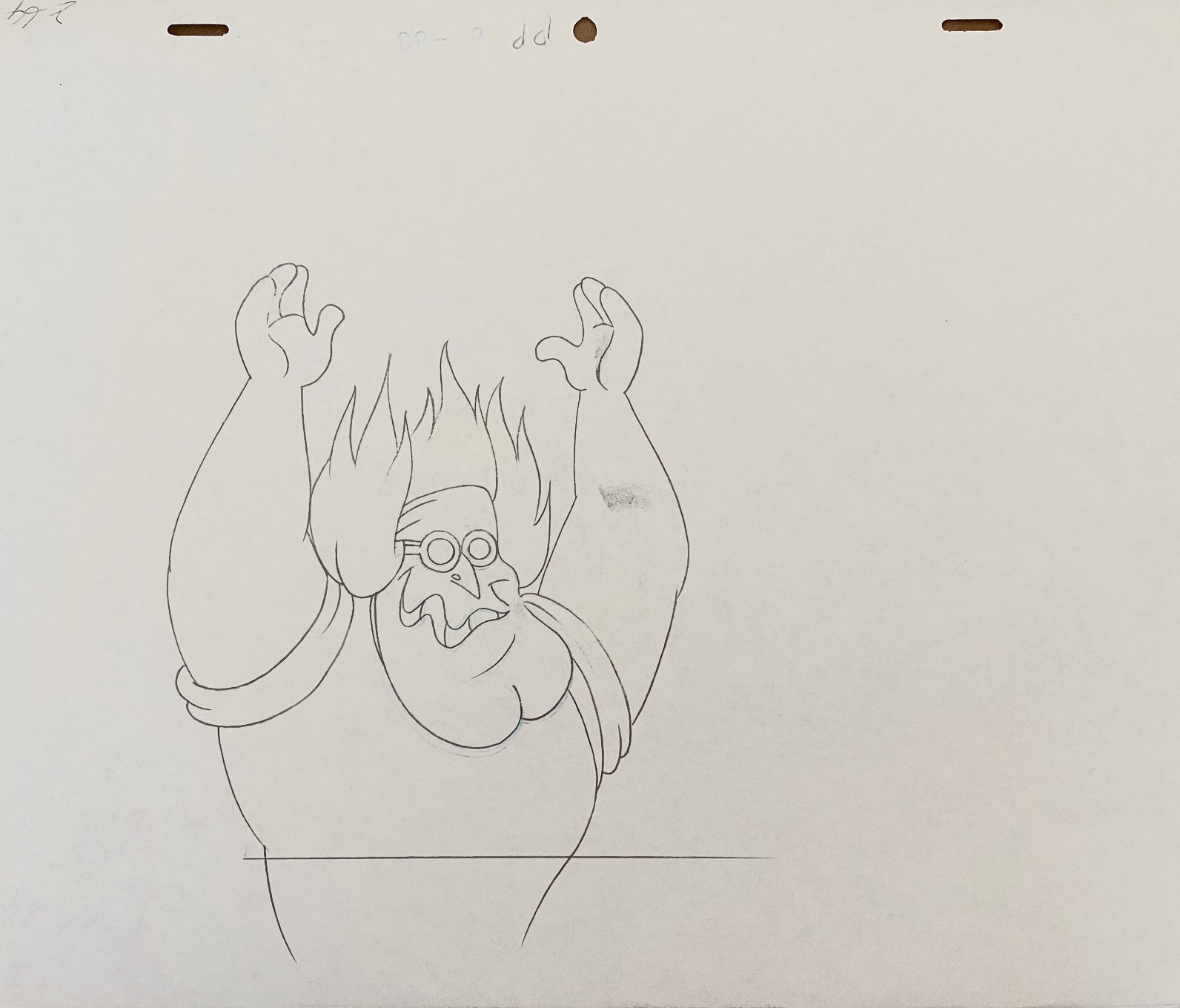 The Pink Panther Show MGM United Artists Original Production Animation Cel with Paired Pencil Sketch