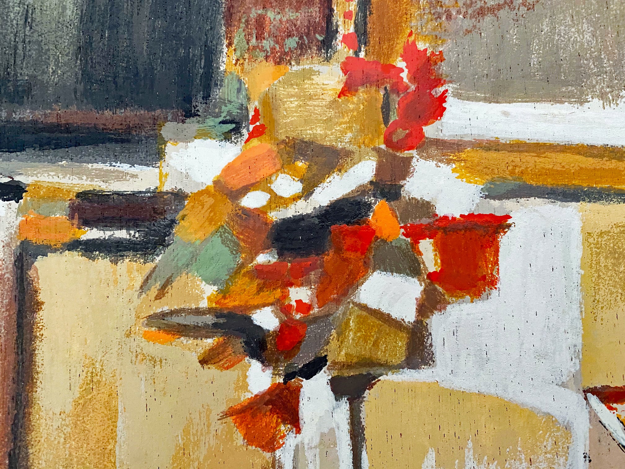 Amphora Yuri Tremler Wood Panel Serigraph Print Artist Hand Signed and Numbered