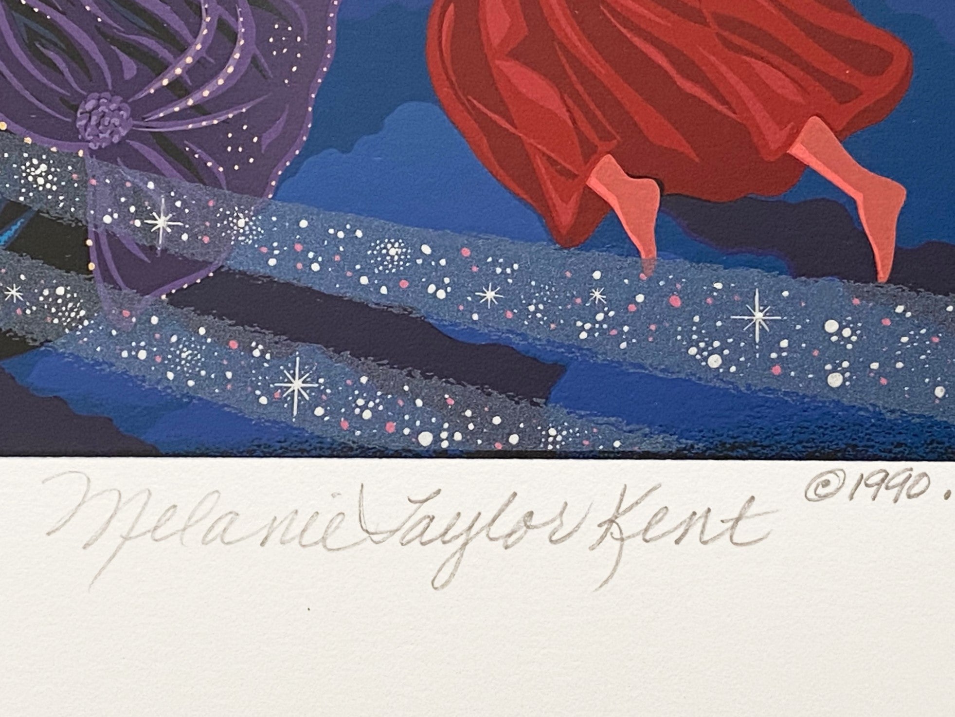 Tribute to Mozart Melanie Taylor Kent Serigraph Print Artist Hand Signed and Numbered