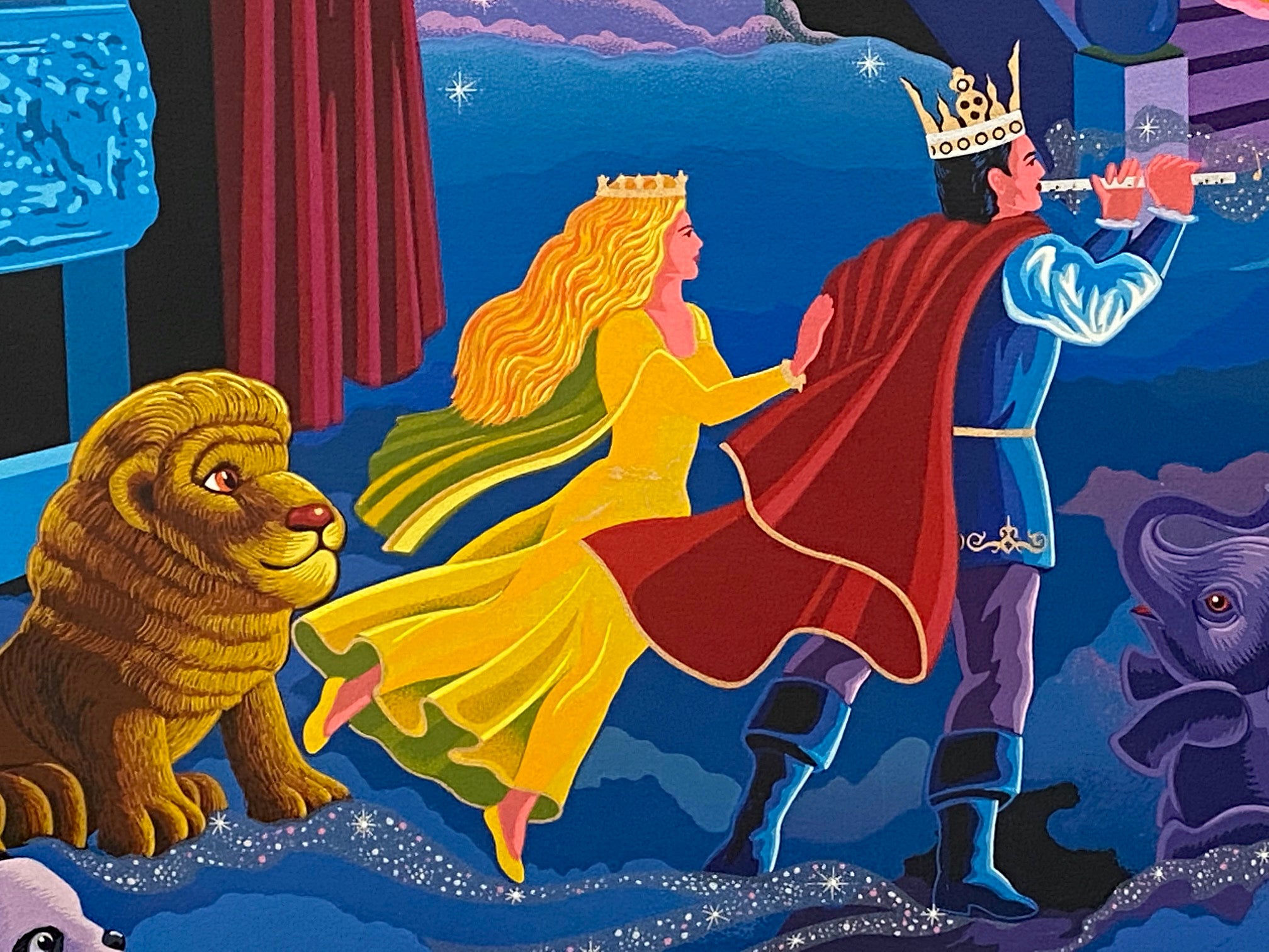 Tribute to Mozart Melanie Taylor Kent Serigraph Print Artist Hand Signed and Numbered