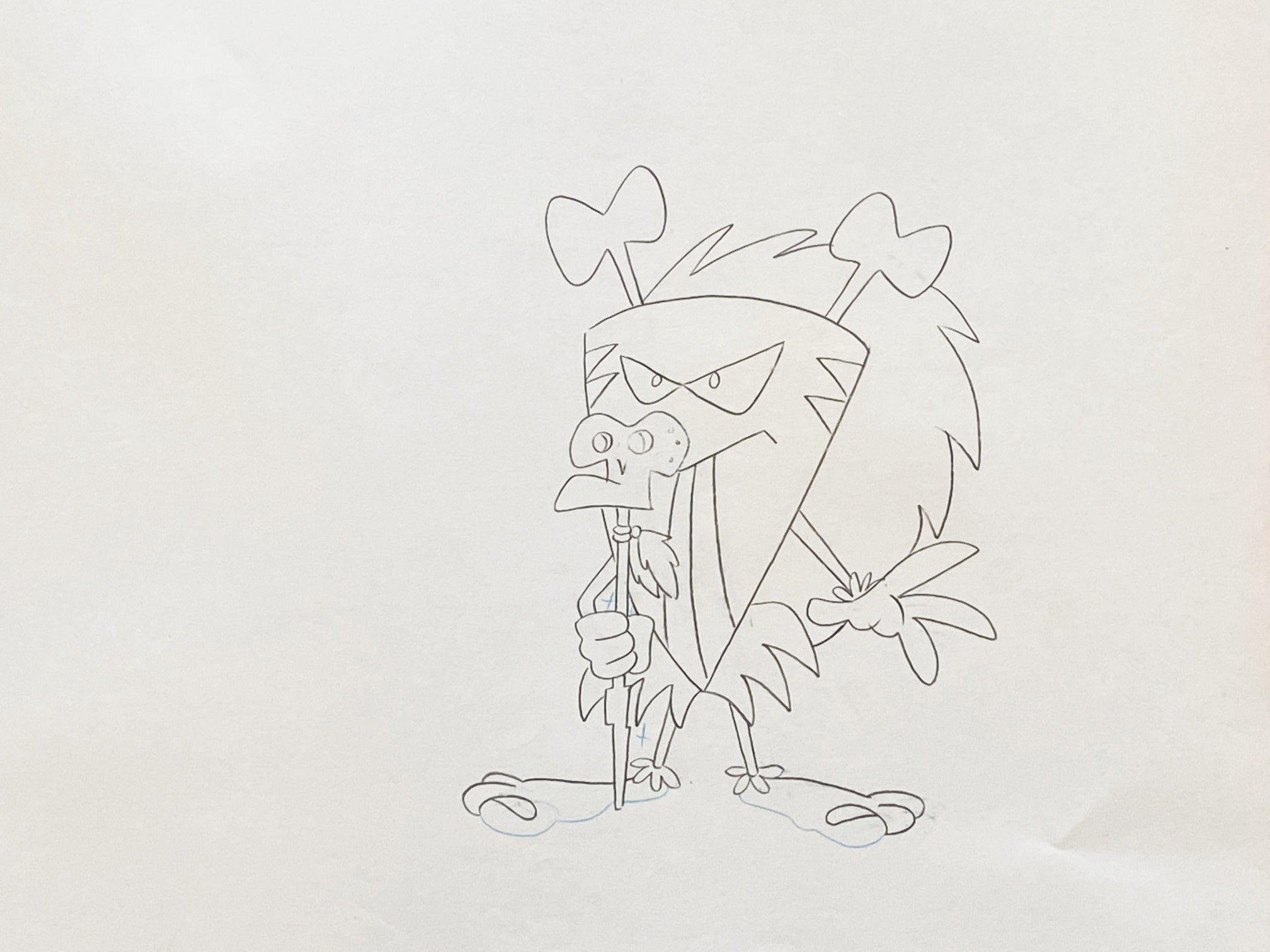 The Pink Panther Show MGM United Artists Original Production Animation Cel with Paired Pencil Sketch