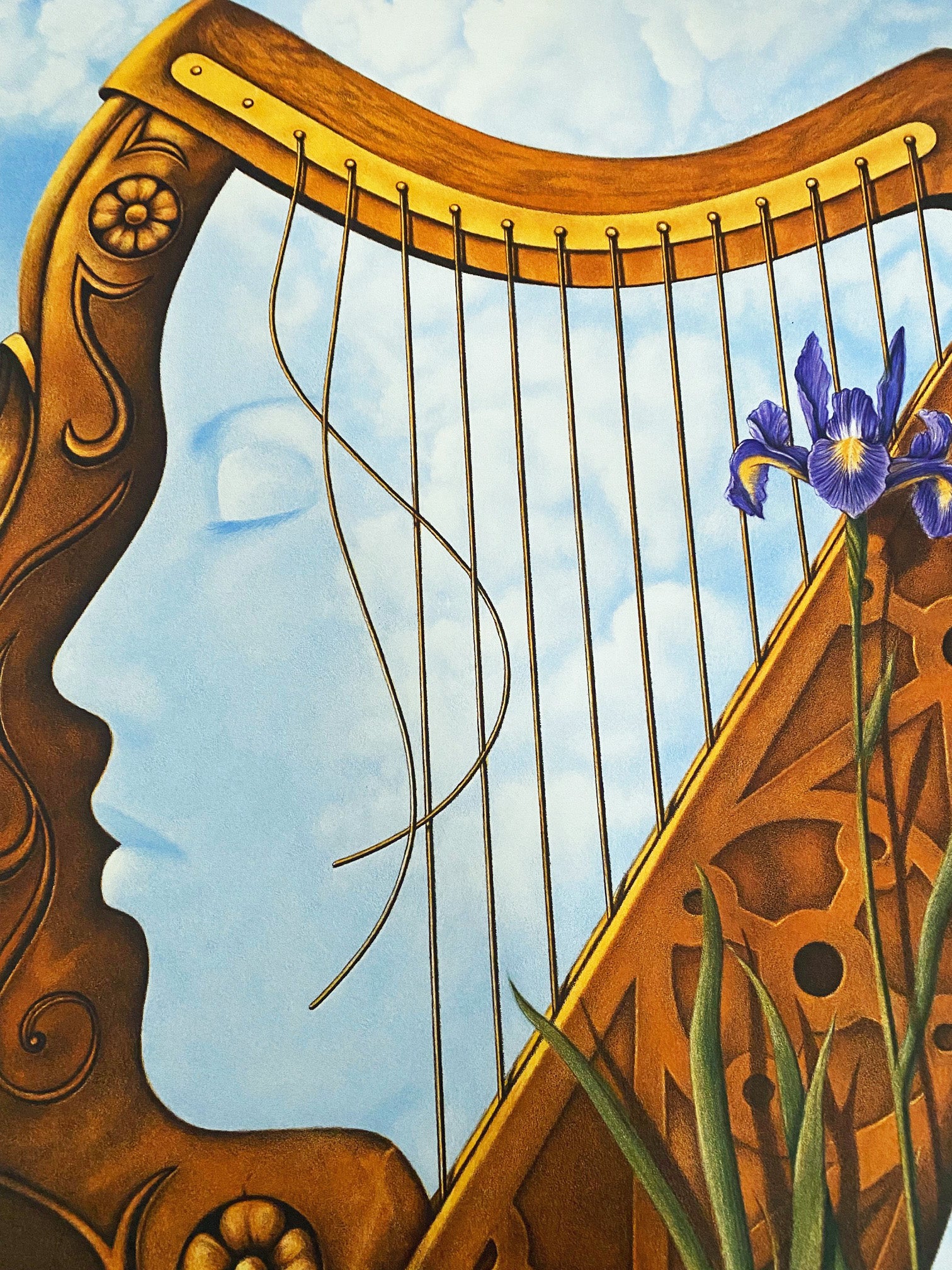 Nostalgia in Slow Motion Rafal Olbinski Hand Pulled Lithograph Print Artist Hand Signed and Numbered