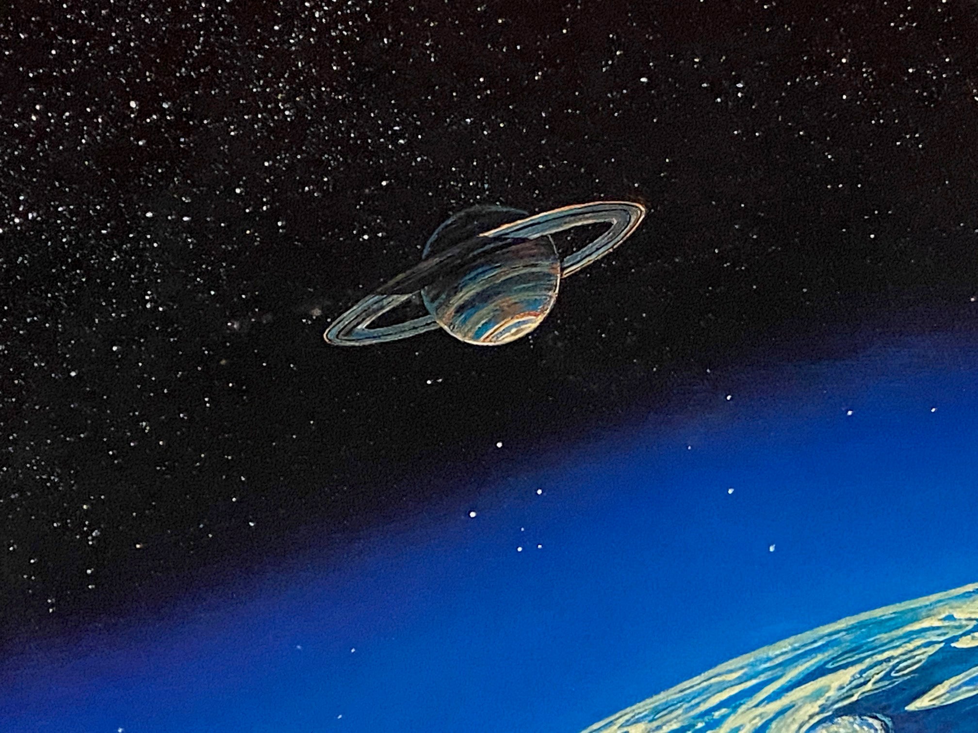 Hope for the Future Robert Lyn Nelson Mixed Media Print with Artist Hand Drawn Remarque Signed and Numbered