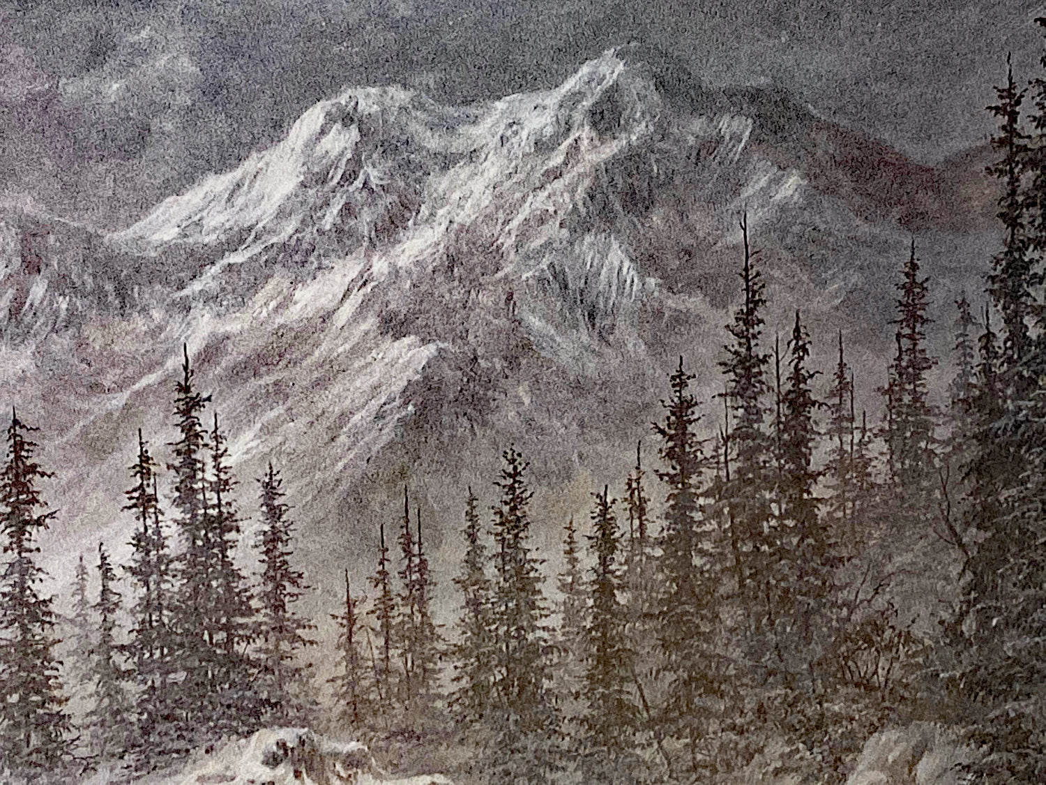 Front Range Storm Larry Fanning Artist Proof Lithograph Print on Paper Artist Hand Signed and AP Numbered