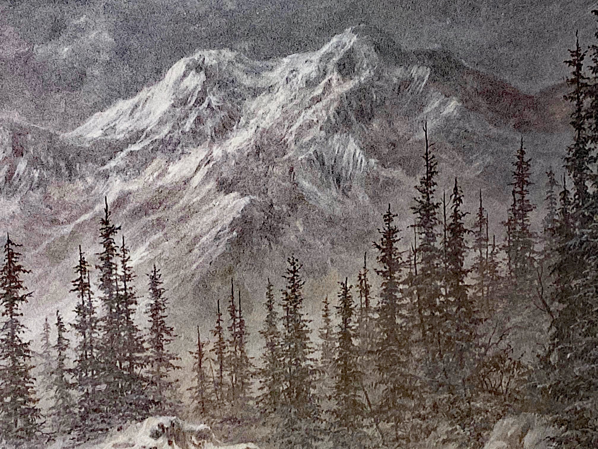 Front Range Storm Larry Fanning Artist Proof Lithograph Print on Paper Artist Hand Signed and AP Numbered
