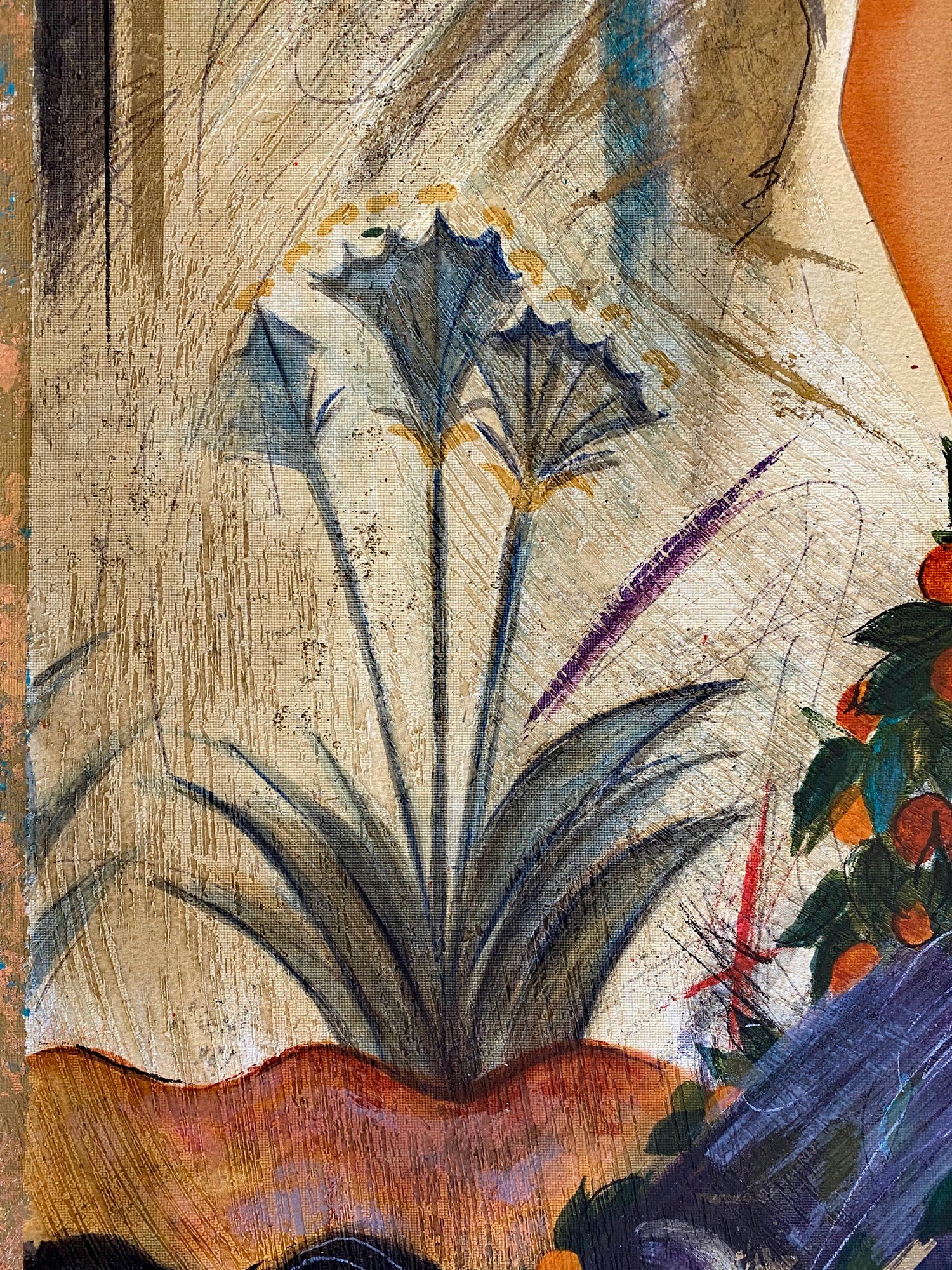 Olympian Myth IV Janet Treby Serigraph Print Artist Hand Signed and Numbered