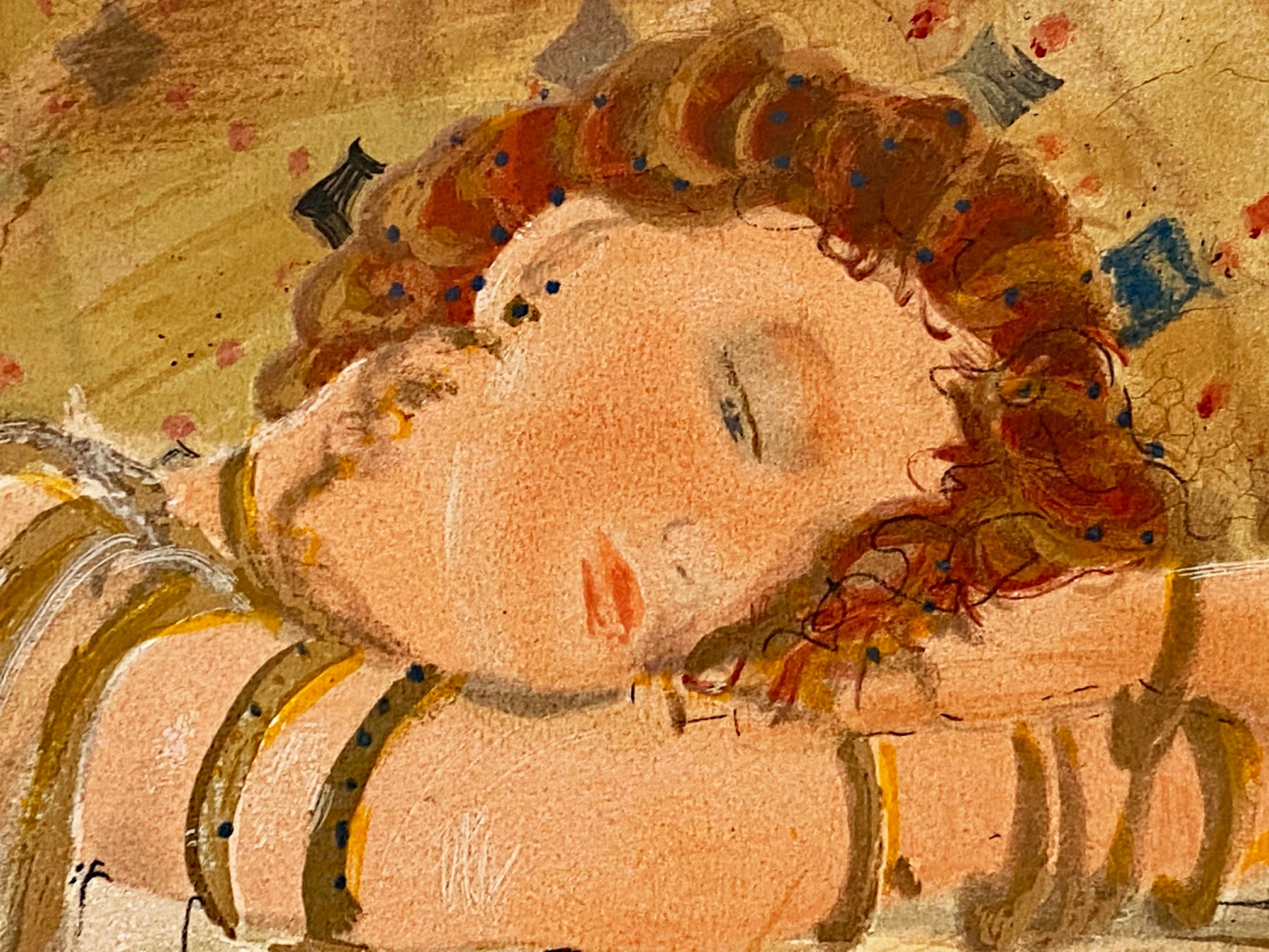 Dreams of Thera Janet Treby Serigraph Print Artist Hand Signed and Numbered