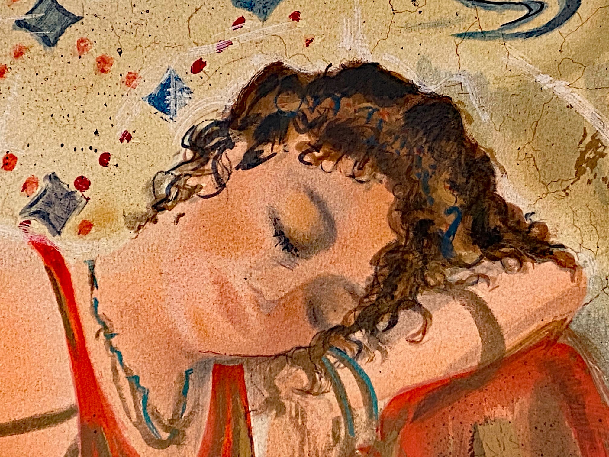 Dreams of Thera Janet Treby Serigraph Print Artist Hand Signed and Numbered