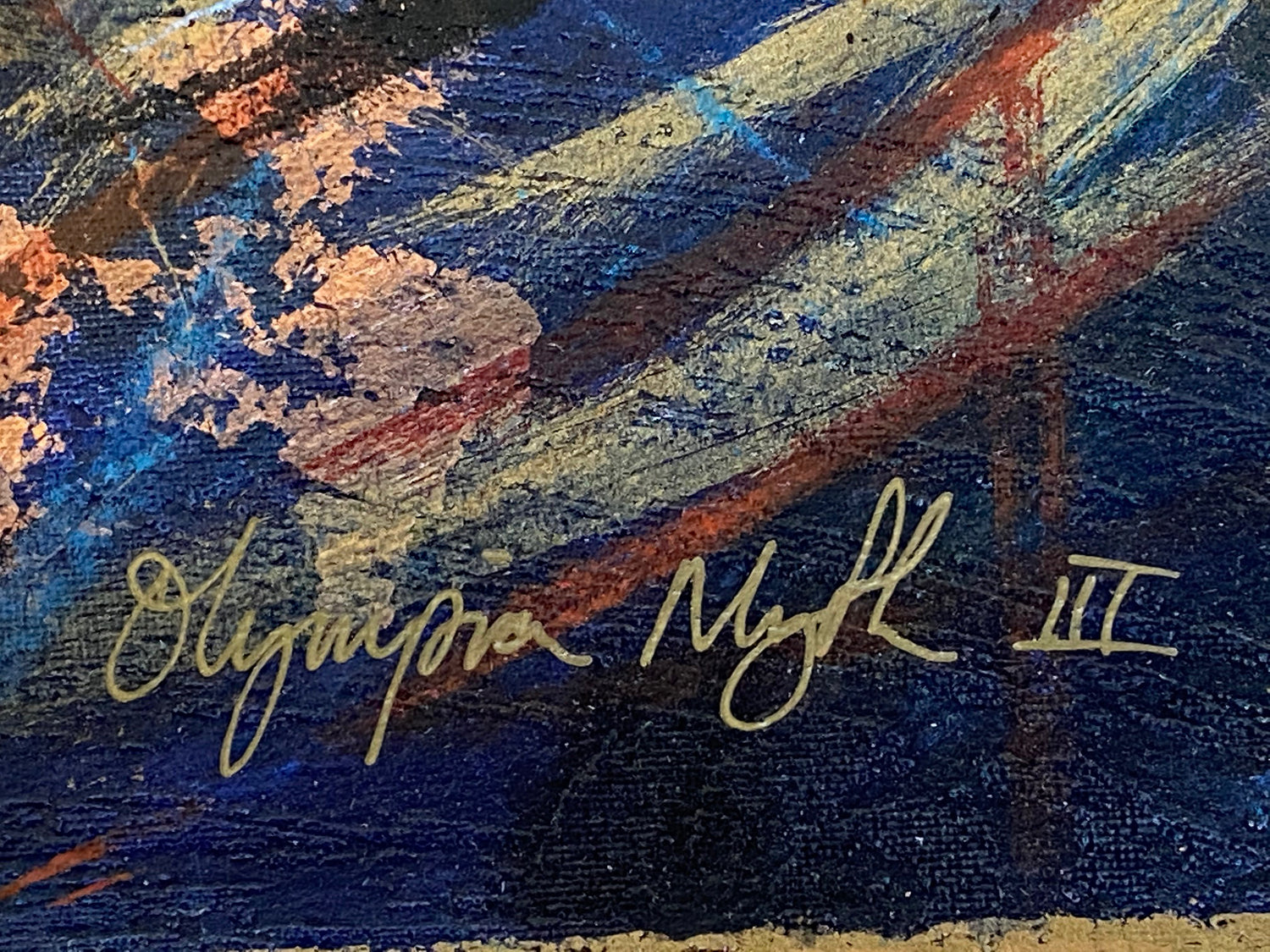 Olympian Myth III Janet Treby Serigraph Print Artist Hand Signed and Numbered