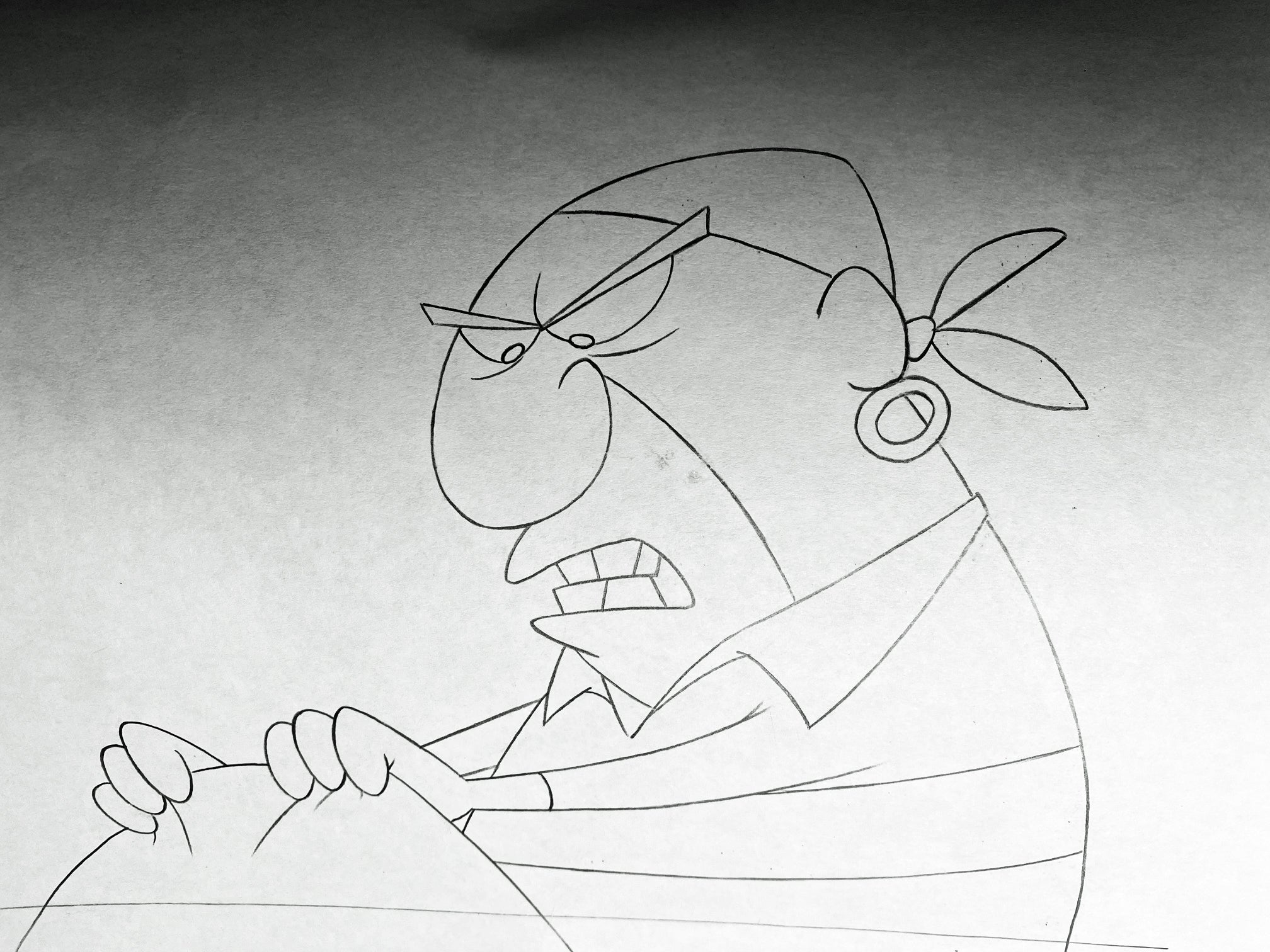 The Pink Panther Show MGM United Artists Original Production Animation Cel with Paired Pencil Sketch